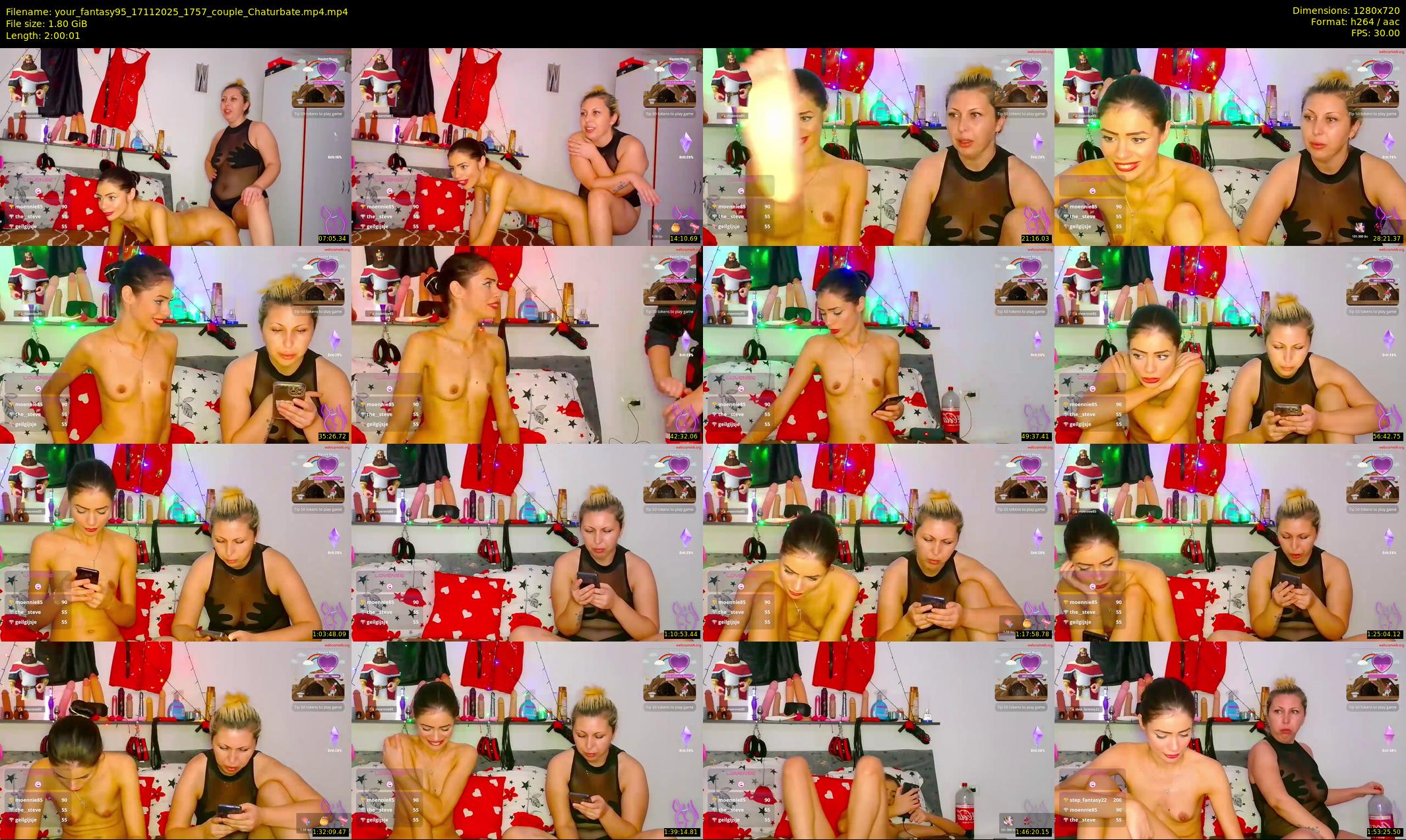 your_fantasy95 — 121 minute Chaturbate couple cam show recording, 720p, Nov 17, 2025