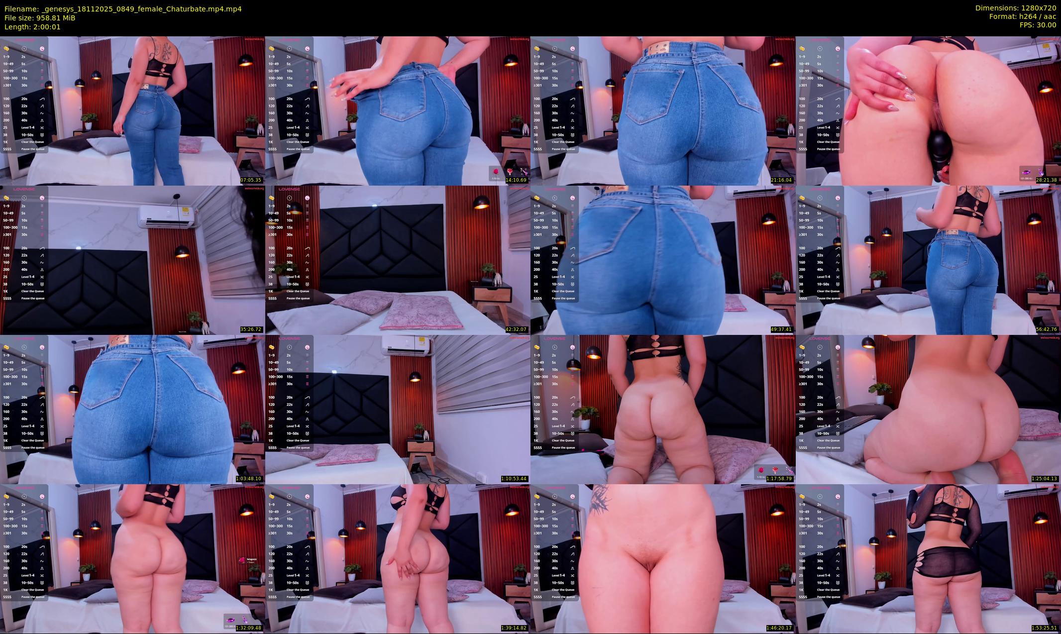 _genesys — 121 minute Chaturbate female cam show recording, 720p, Nov 18, 2025