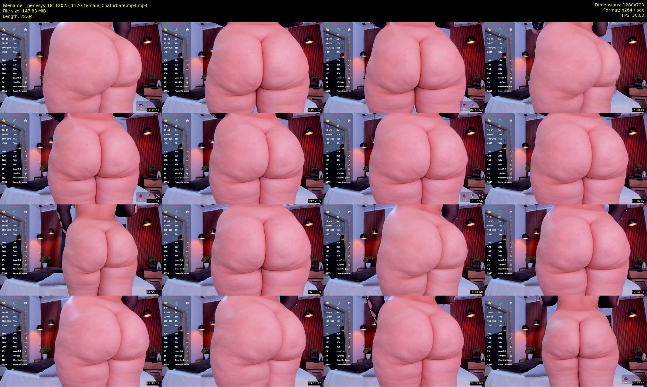 _genesys — 29 minute Chaturbate female cam show recording, 720p, Nov 18, 2025