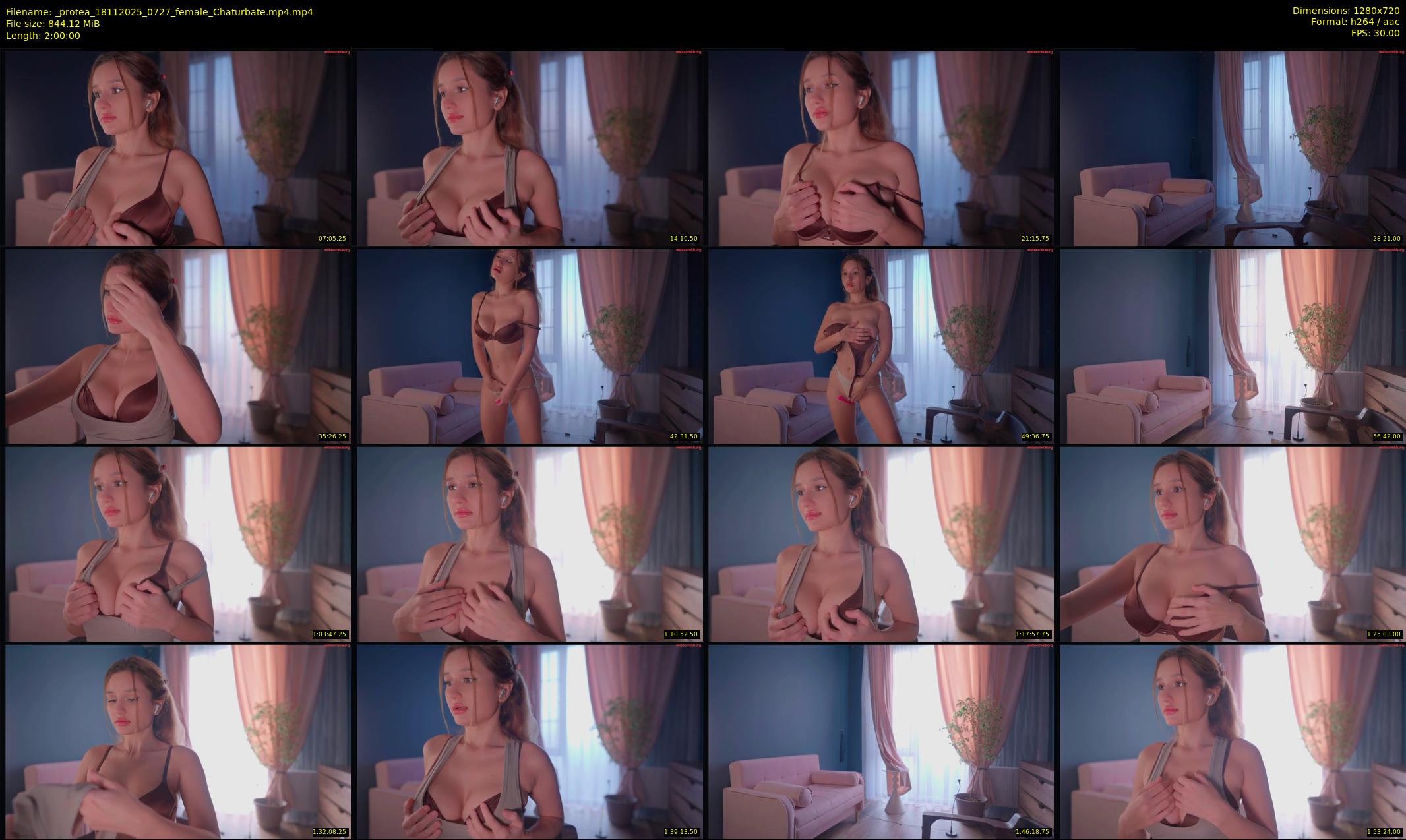 _protea — 120 minute Chaturbate female cam show recording, 720p, Nov 18, 2025