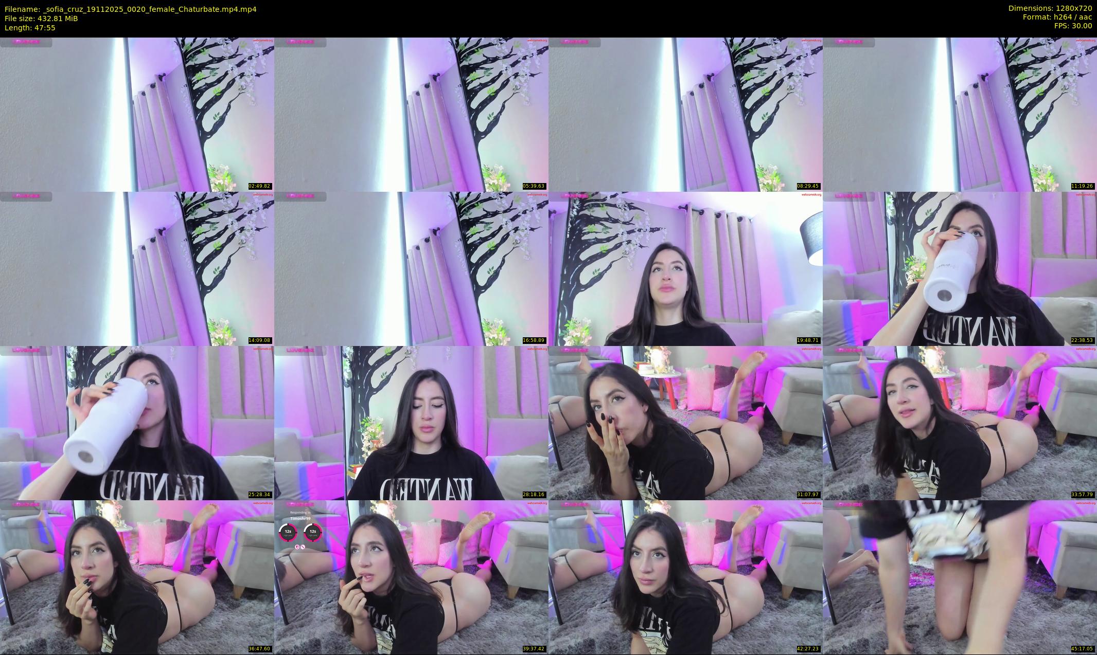 _sofia_cruz — 48 minute Chaturbate female cam show recording, 720p, Nov 19, 2025