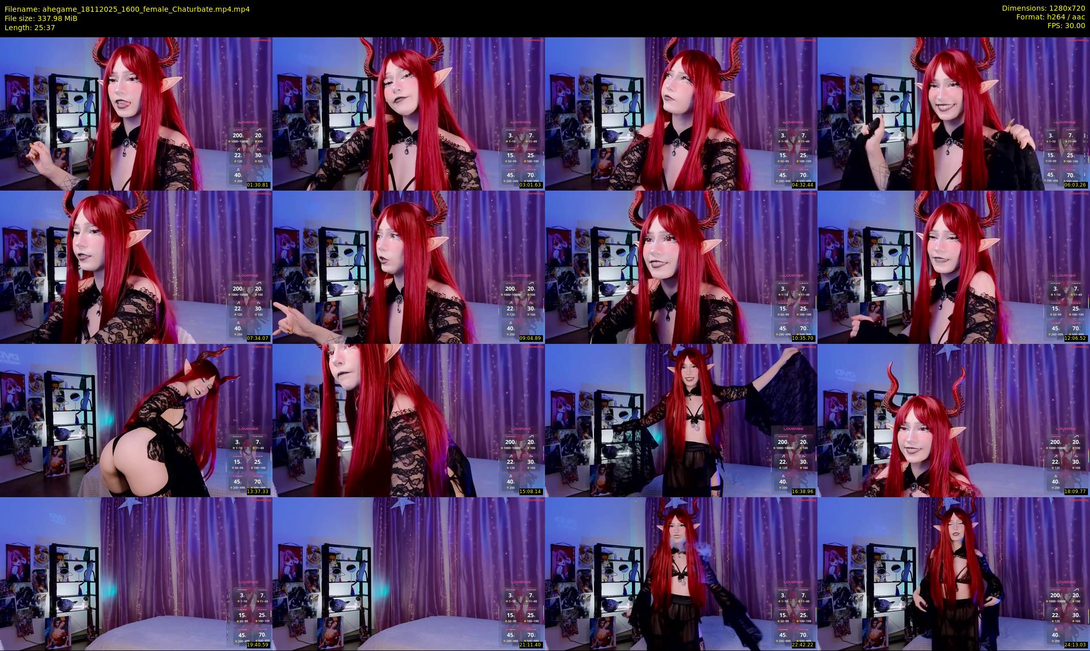 ahegame — 26 minute Chaturbate female cam show recording, 720p, Nov 18, 2025