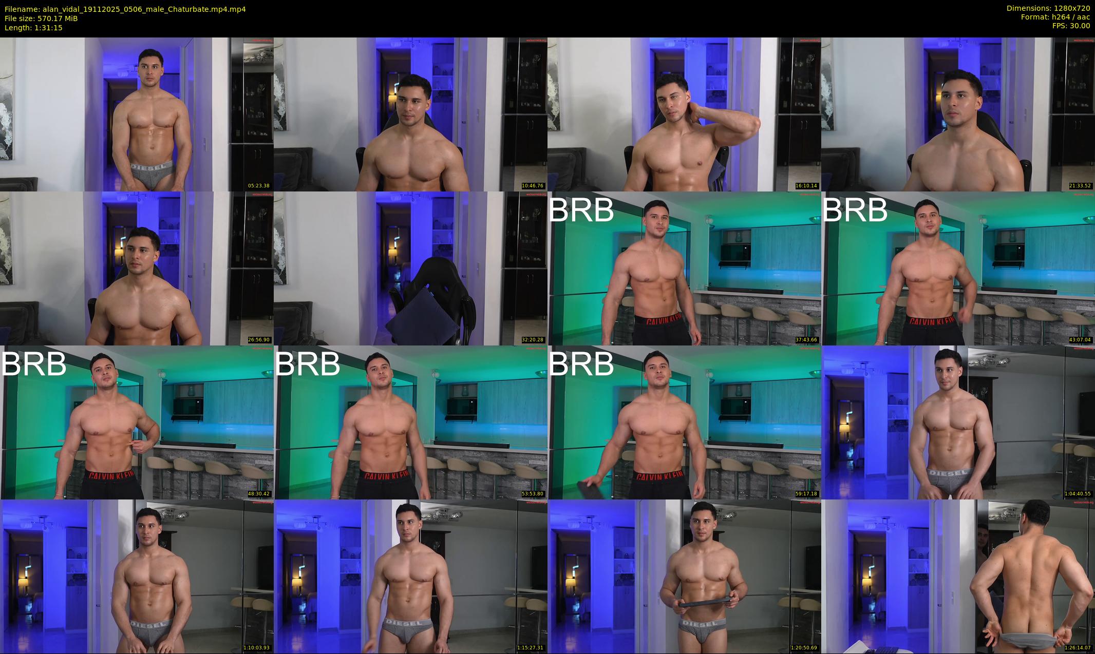 alan_vidal — 92 minute Chaturbate male cam show recording, 720p, Nov 19, 2025