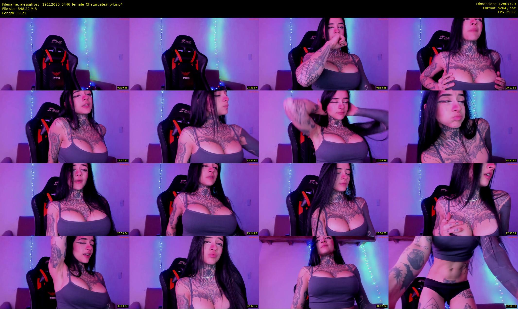 alessafrost_ — 40 minute Chaturbate female cam show recording, 720p, Nov 19, 2025