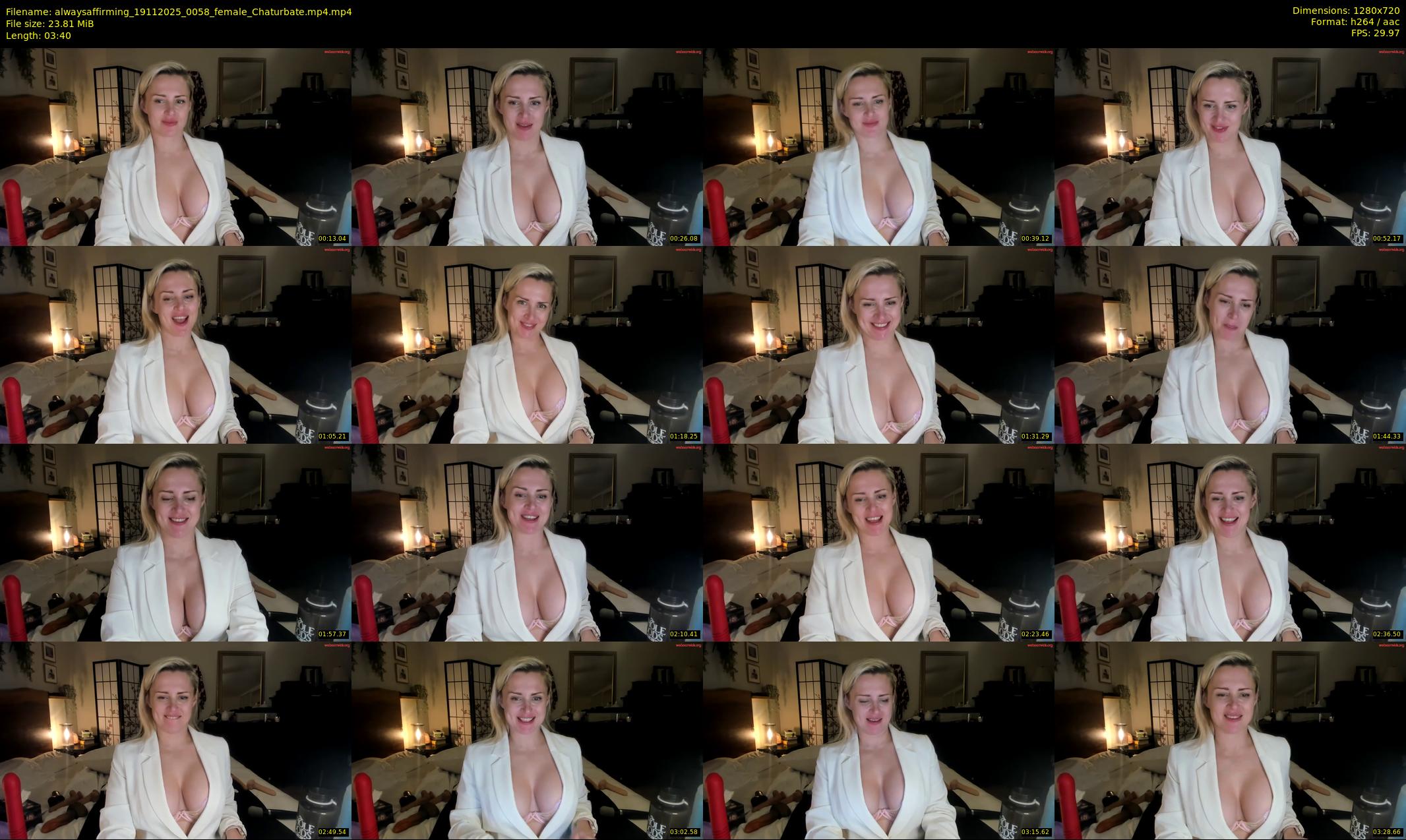 alwaysaffirming — 4 minute Chaturbate couple cam show recording, 720p, Nov 19, 2025