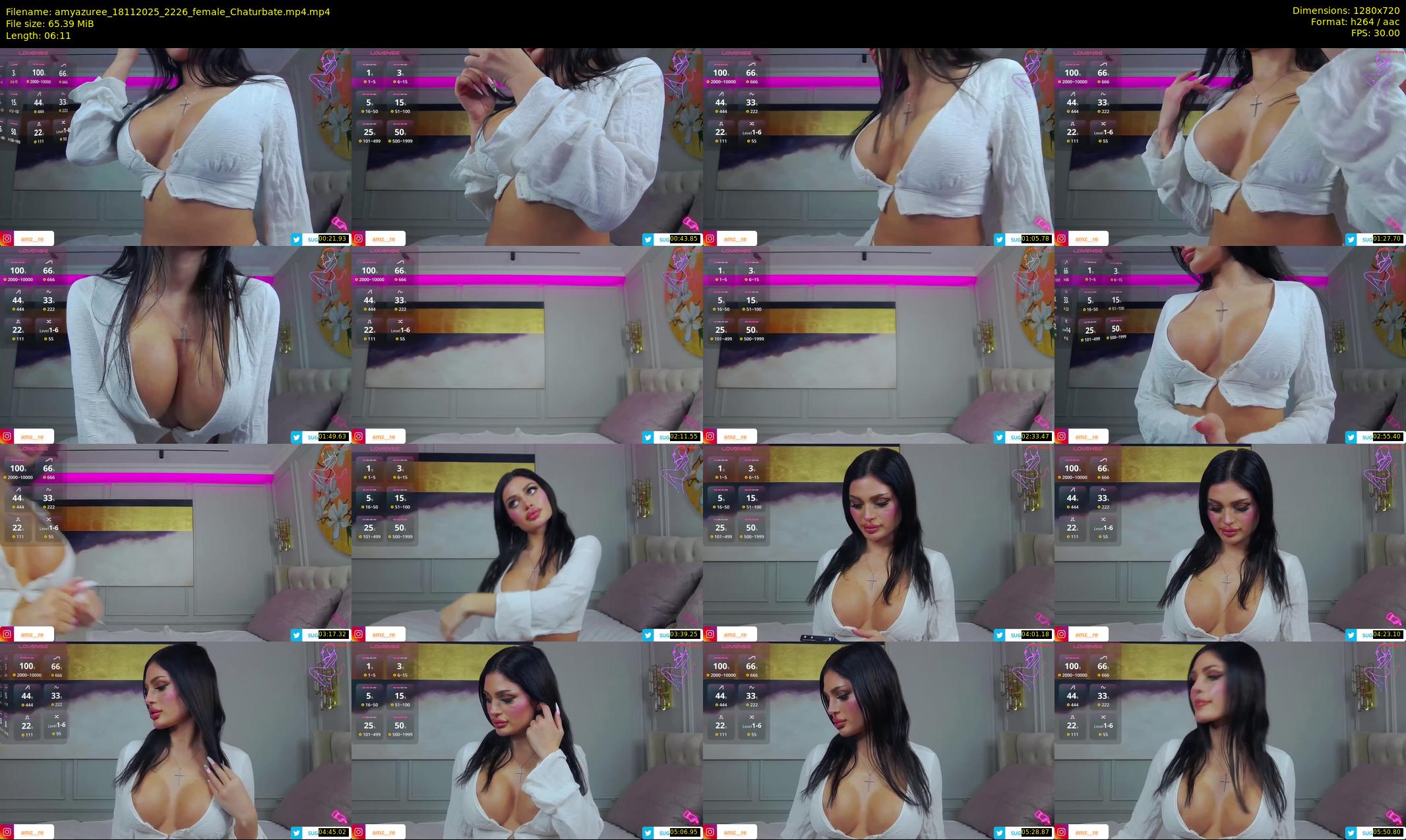 amyazuree — 7 minute Chaturbate female cam show recording, 720p, Nov 18, 2025