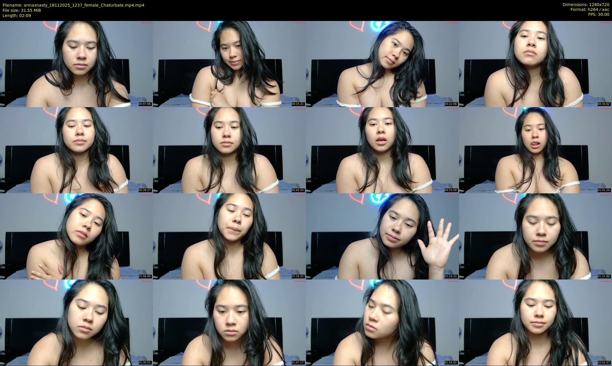 annaxnasty — 3 minute Chaturbate female cam show recording, 720p, Nov 18, 2025