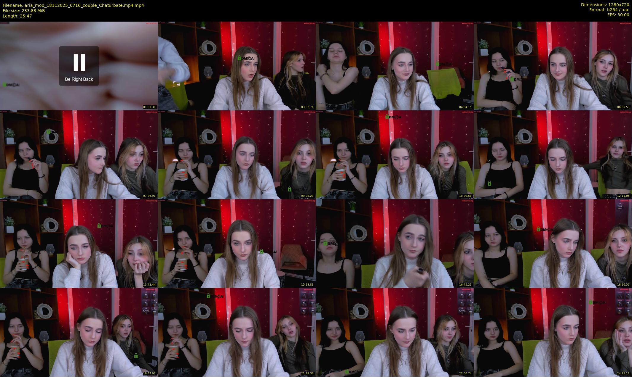 aria_moo — 26 minute Chaturbate couple cam show recording, 720p, Nov 18, 2025