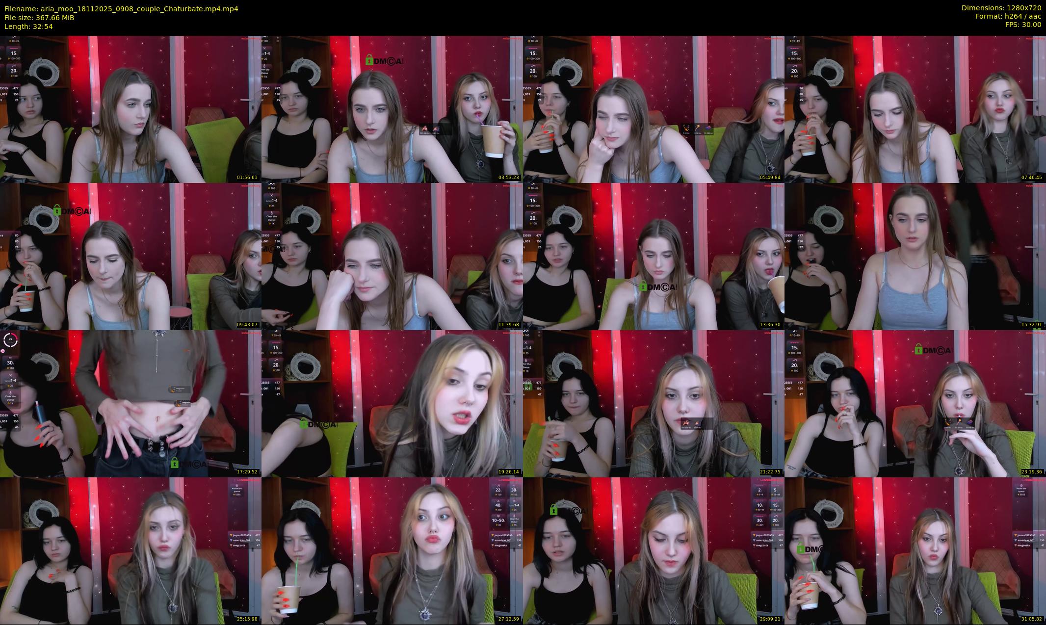 aria_moo — 33 minute Chaturbate couple cam show recording, 720p, Nov 18, 2025