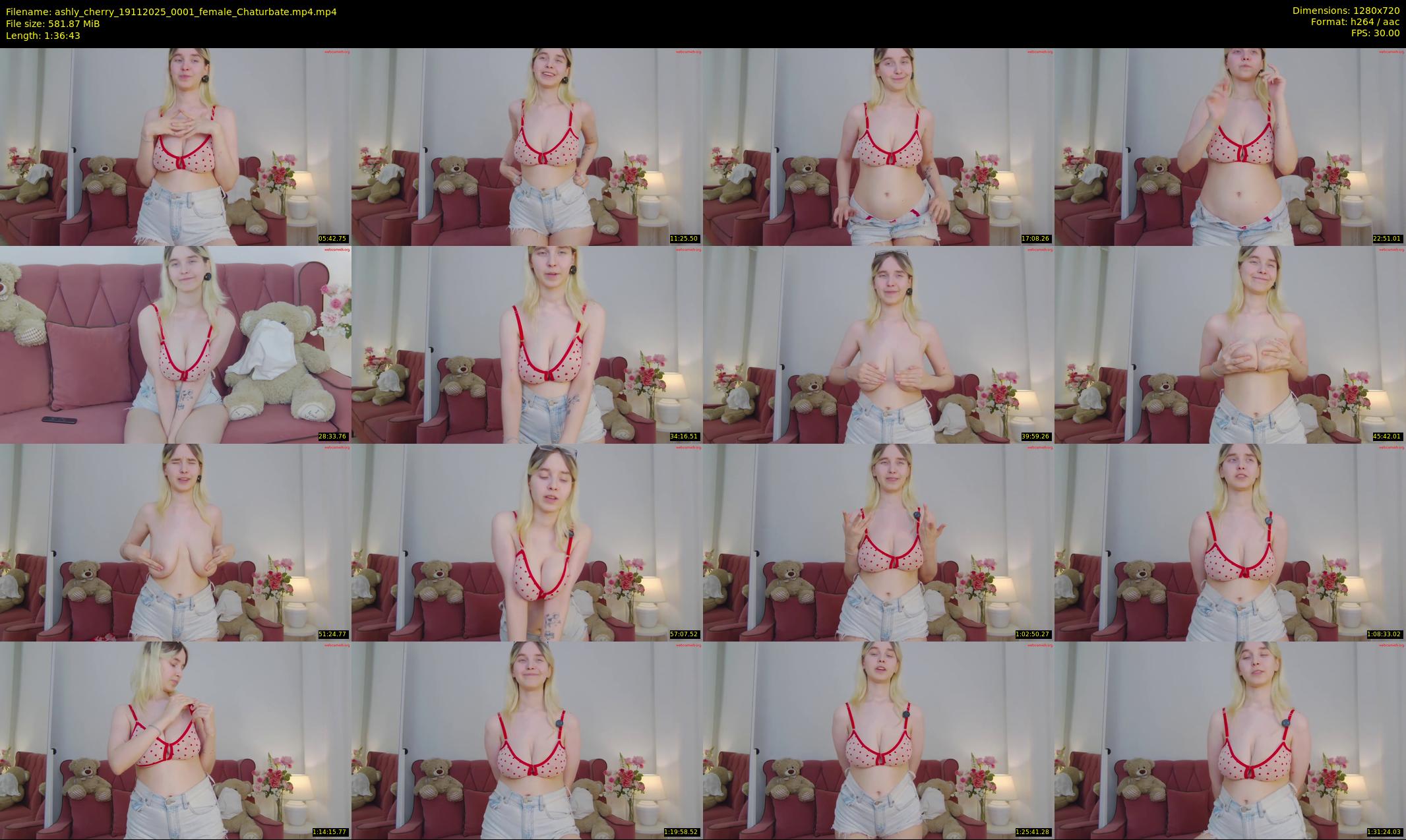 ashly_cherry — 97 minute Chaturbate female cam show recording, 720p, Nov 19, 2025