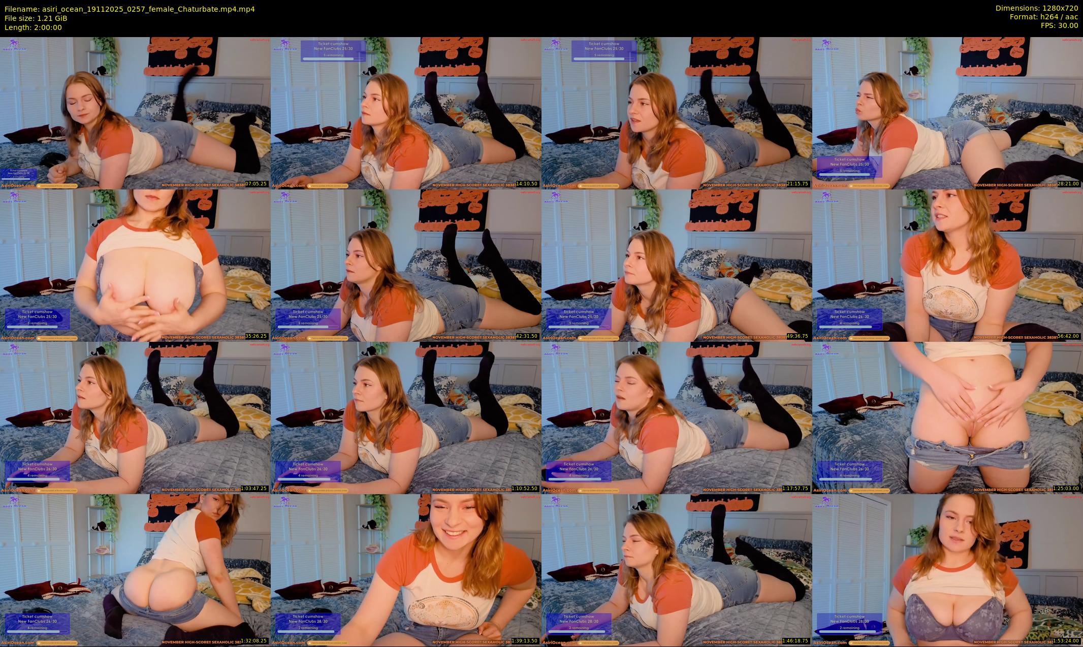 asiri_ocean — 120 minute Chaturbate female cam show recording, 720p, Nov 19, 2025