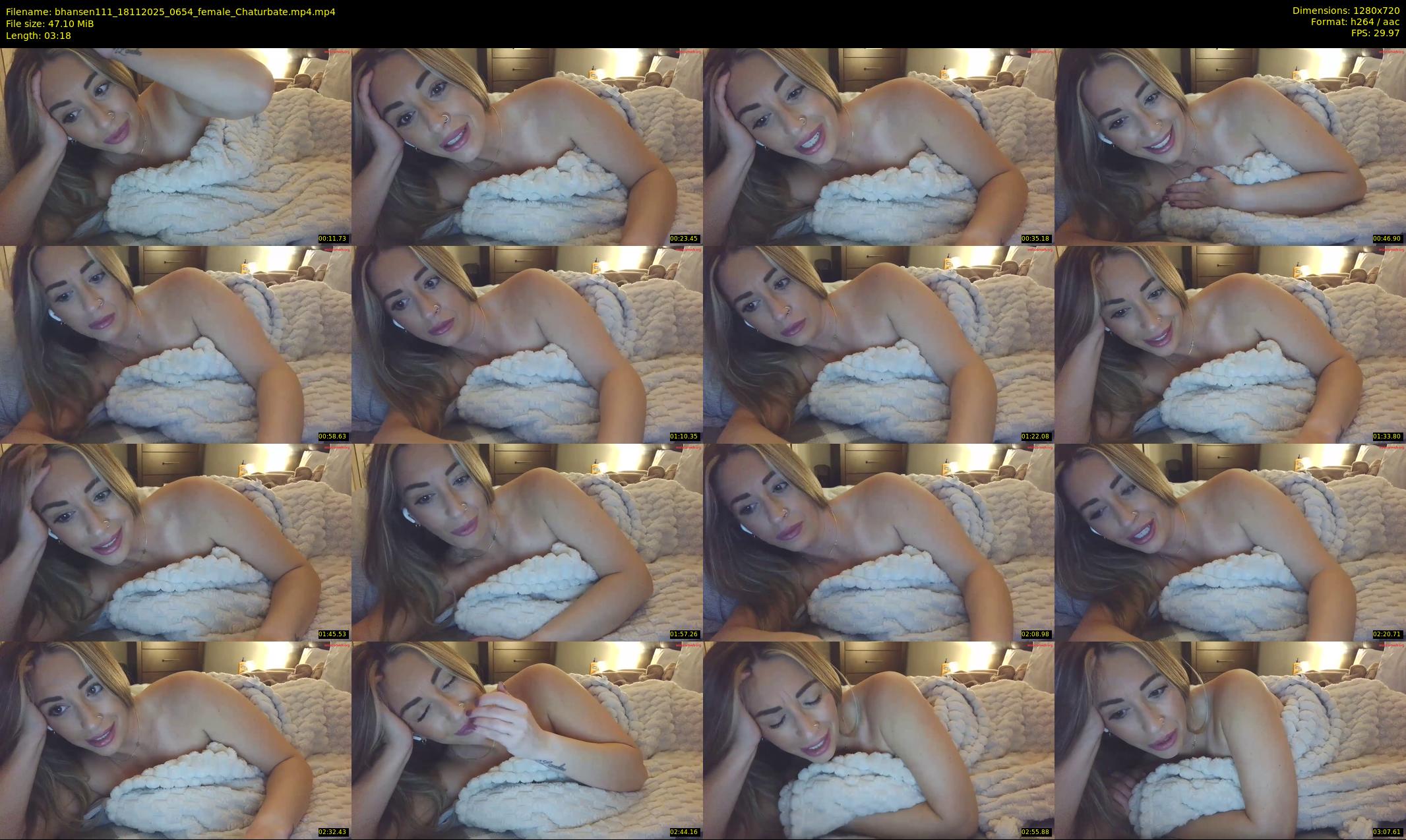 bhansen111 — 4 minute Chaturbate female cam show recording, 720p, Nov 18, 2025