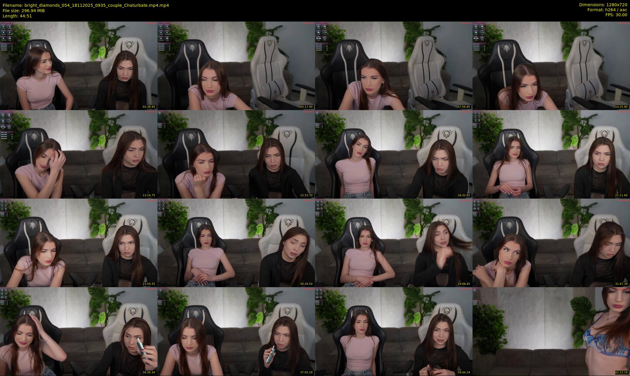 bright_diamonds_054 — 45 minute Chaturbate couple cam show recording, 720p, Nov 18, 2025