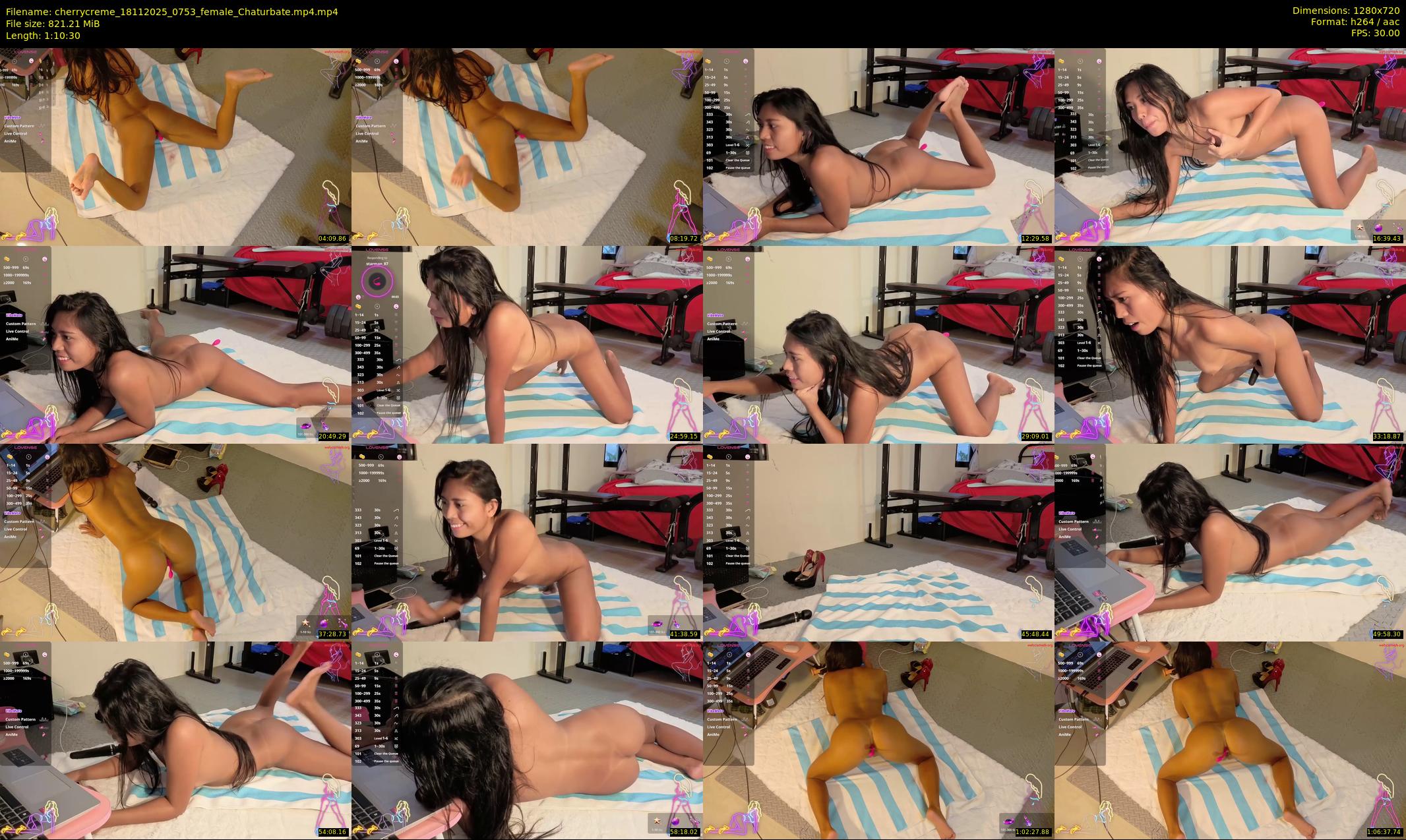cherrycreme — 71 minute Chaturbate female cam show recording, 720p, Nov 18, 2025
