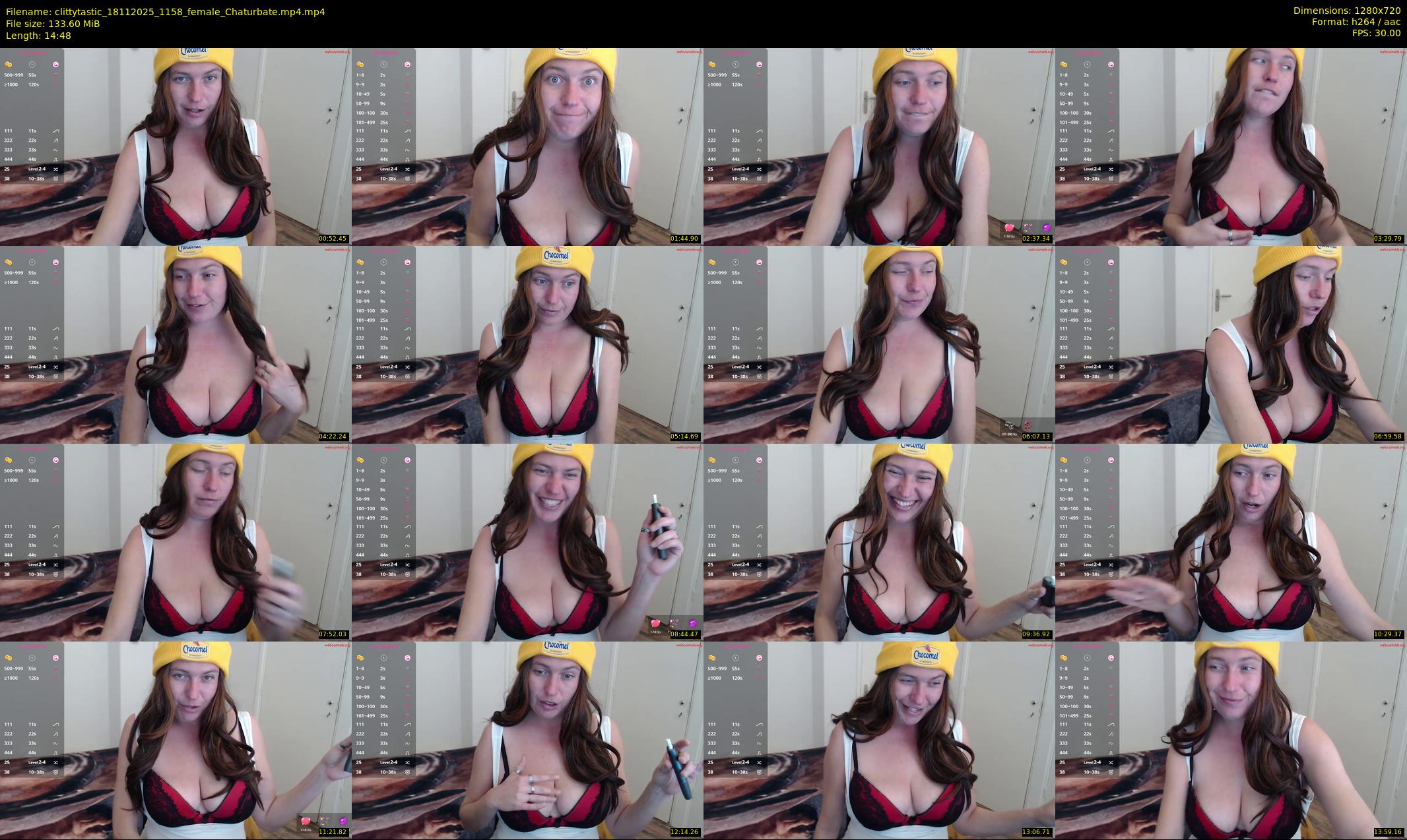clittytastic — 15 minute Chaturbate female cam show recording, 720p, Nov 18, 2025