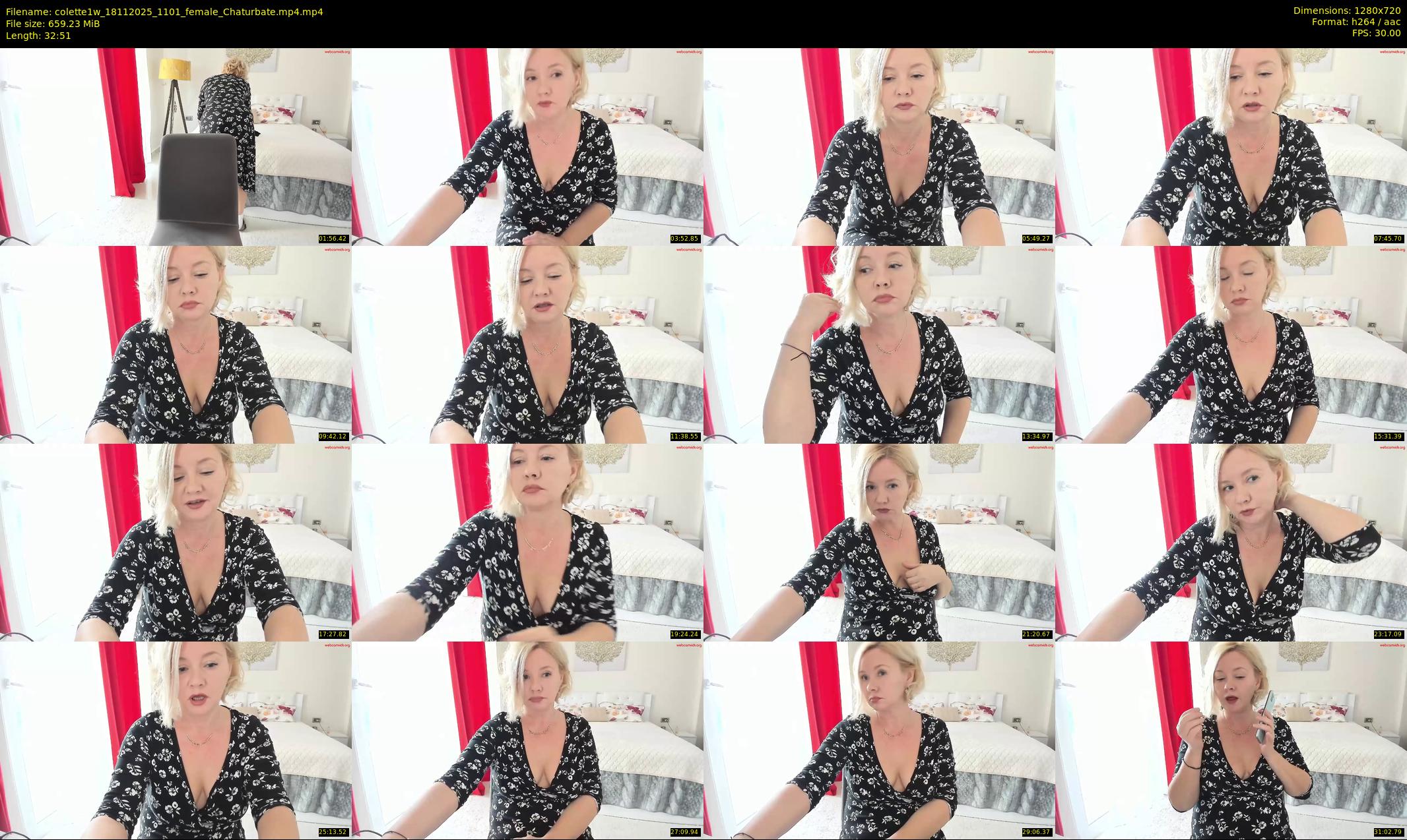 colette1w — 33 minute Chaturbate female cam show recording, 720p, Nov 18, 2025