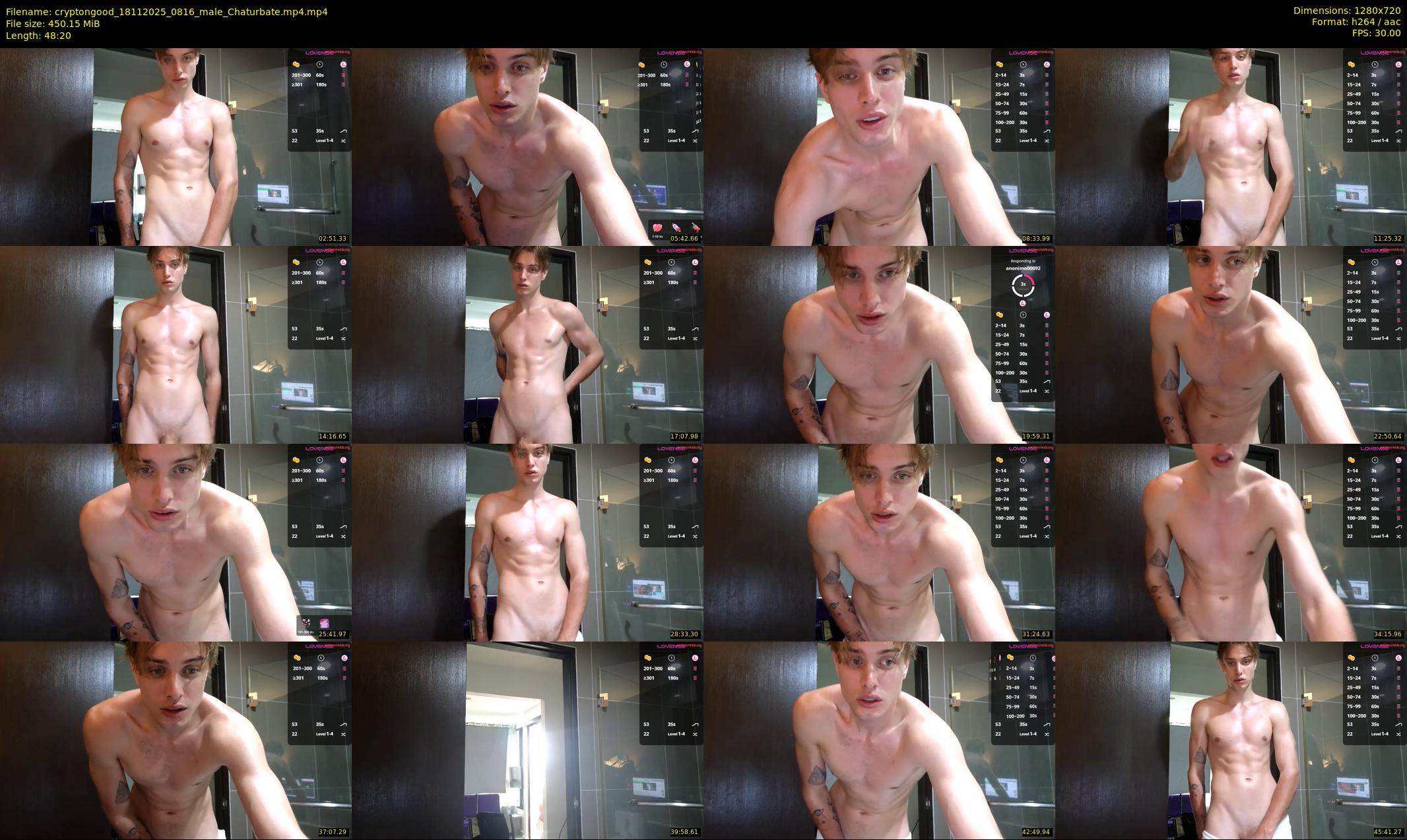 cryptongood — 49 minute Chaturbate male cam show recording, 720p, Nov 18, 2025