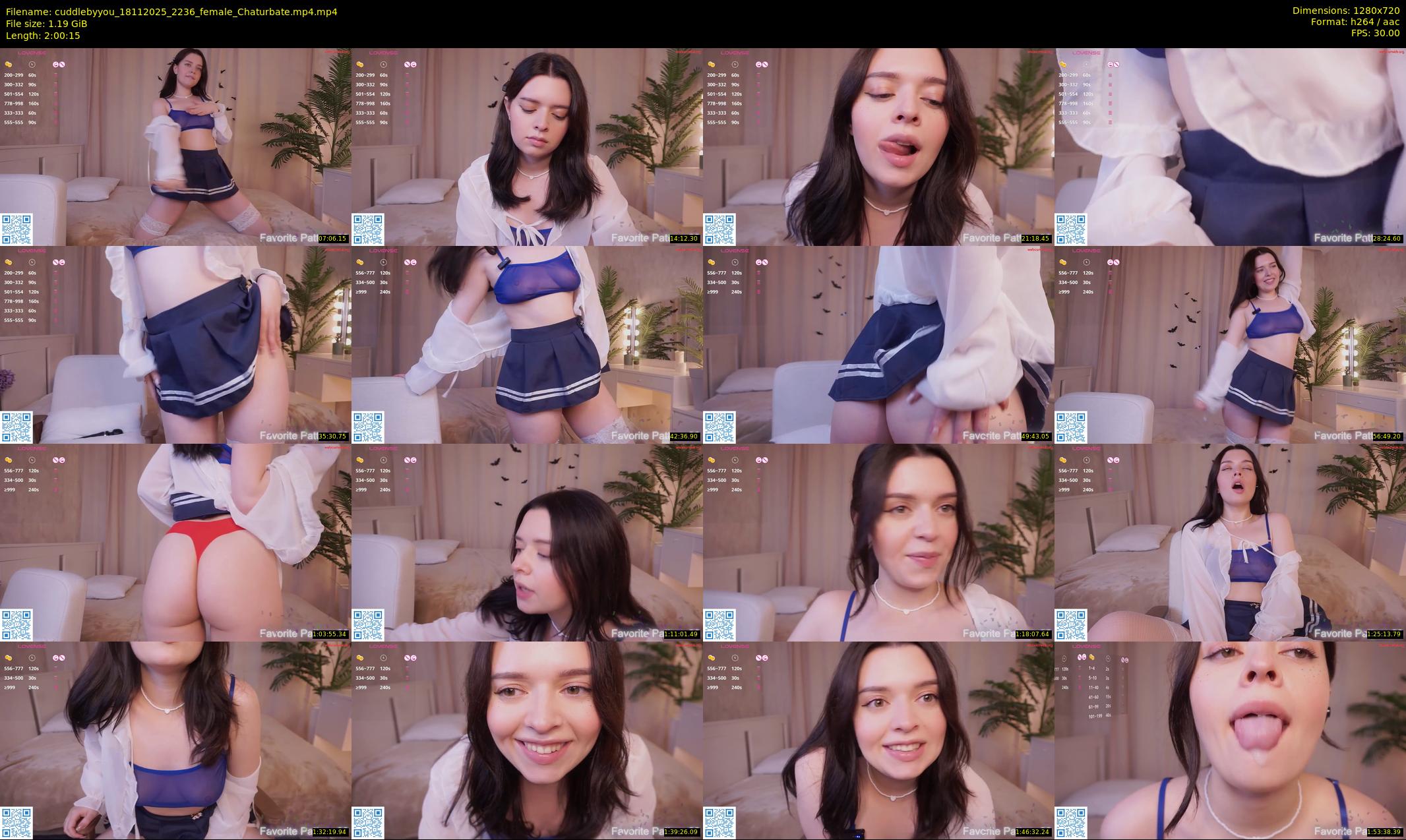 cuddlebyyou — 121 minute Chaturbate female cam show recording, 720p, Nov 18, 2025