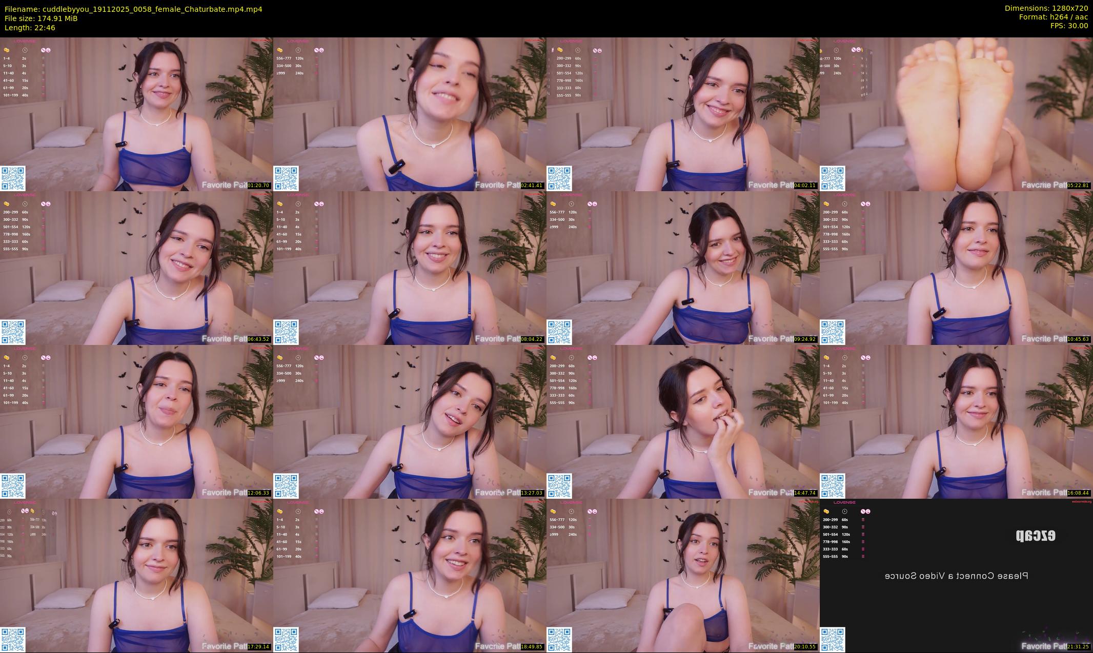 cuddlebyyou — 23 minute Chaturbate female cam show recording, 720p, Nov 19, 2025