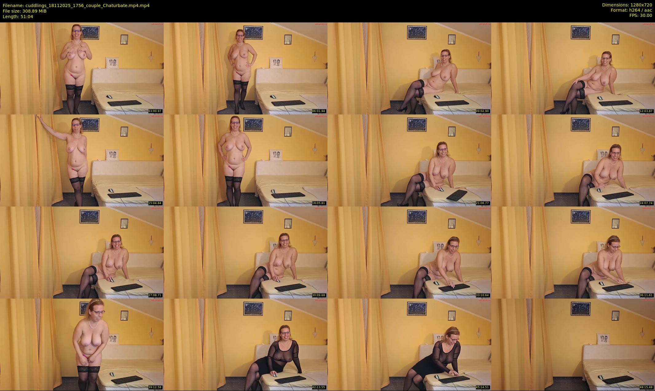 cuddlings — 52 minute Chaturbate couple cam show recording, 720p, Nov 18, 2025