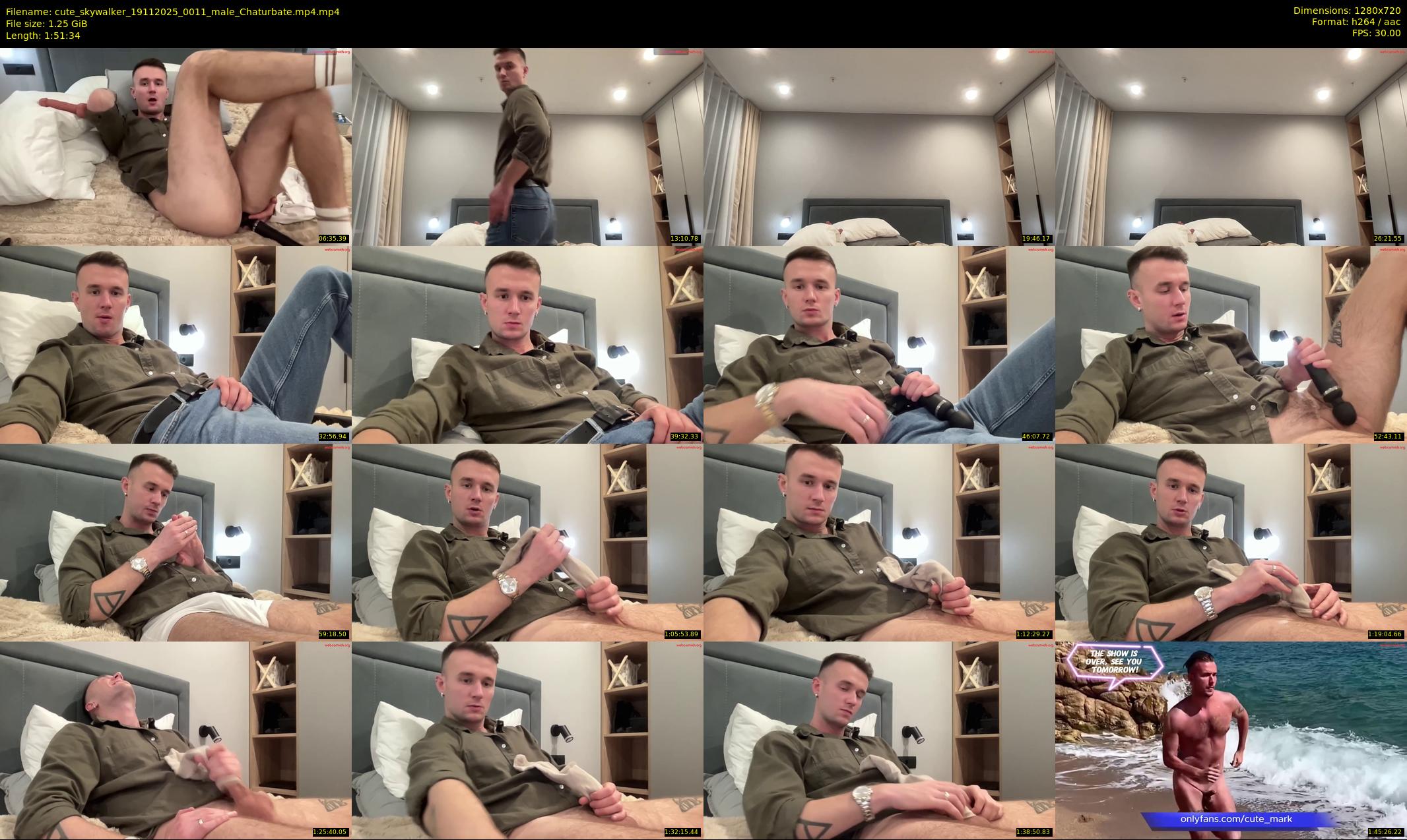 cute_skywalker — 112 minute Chaturbate male cam show recording, 720p, Nov 19, 2025