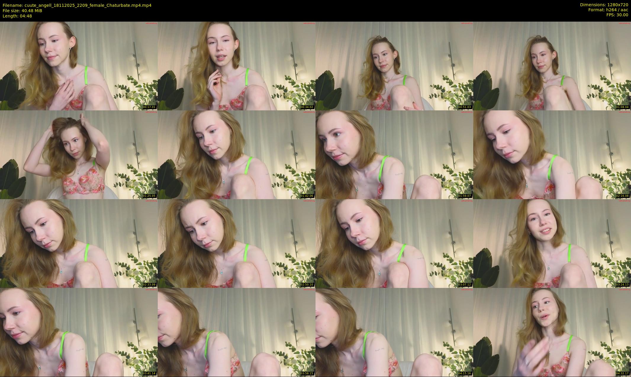cuute_angell — 5 minute Chaturbate female cam show recording, 720p, Nov 18, 2025