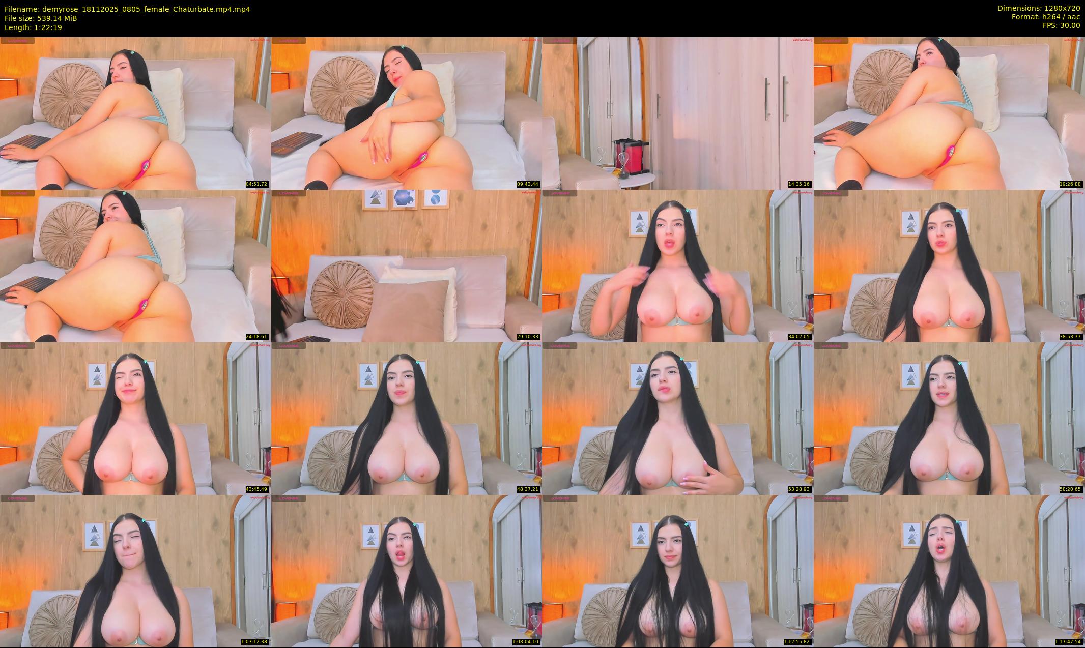 demyrose — 83 minute Chaturbate female cam show recording, 720p, Nov 18, 2025