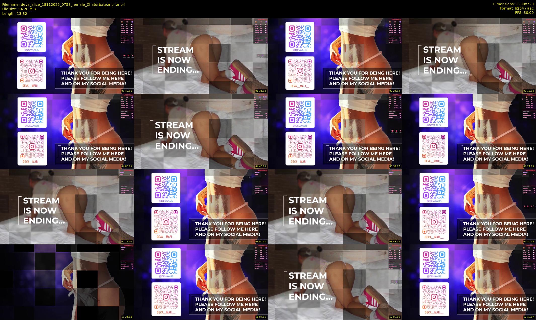 deva_alice — 14 minute Chaturbate female cam show recording, 720p, Nov 18, 2025