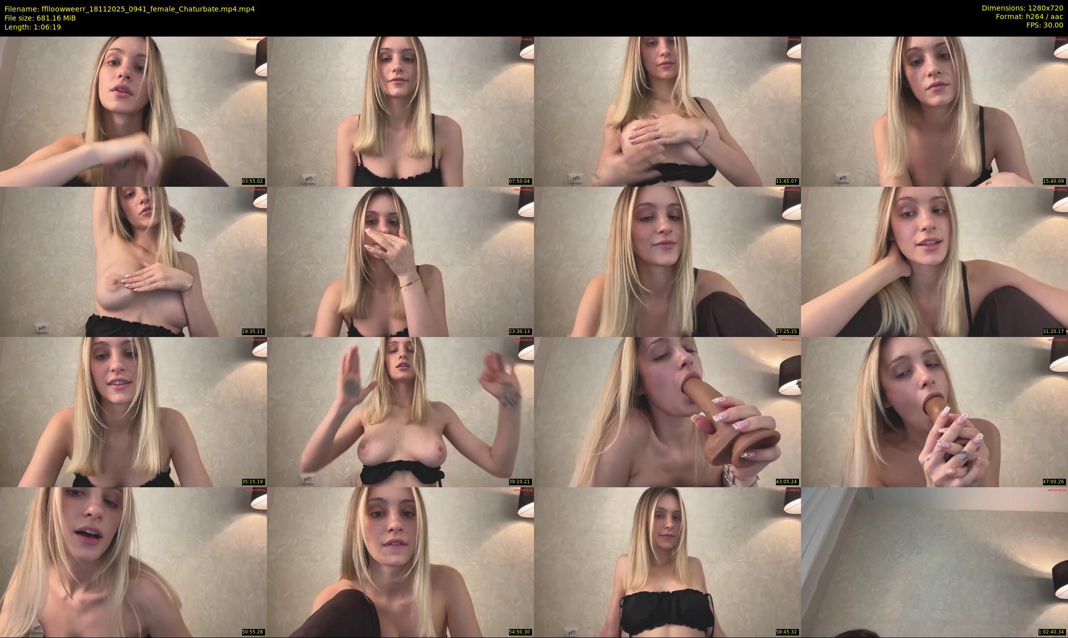 fflloowweerr — 67 minute Chaturbate couple cam show recording, 720p, Nov 18, 2025