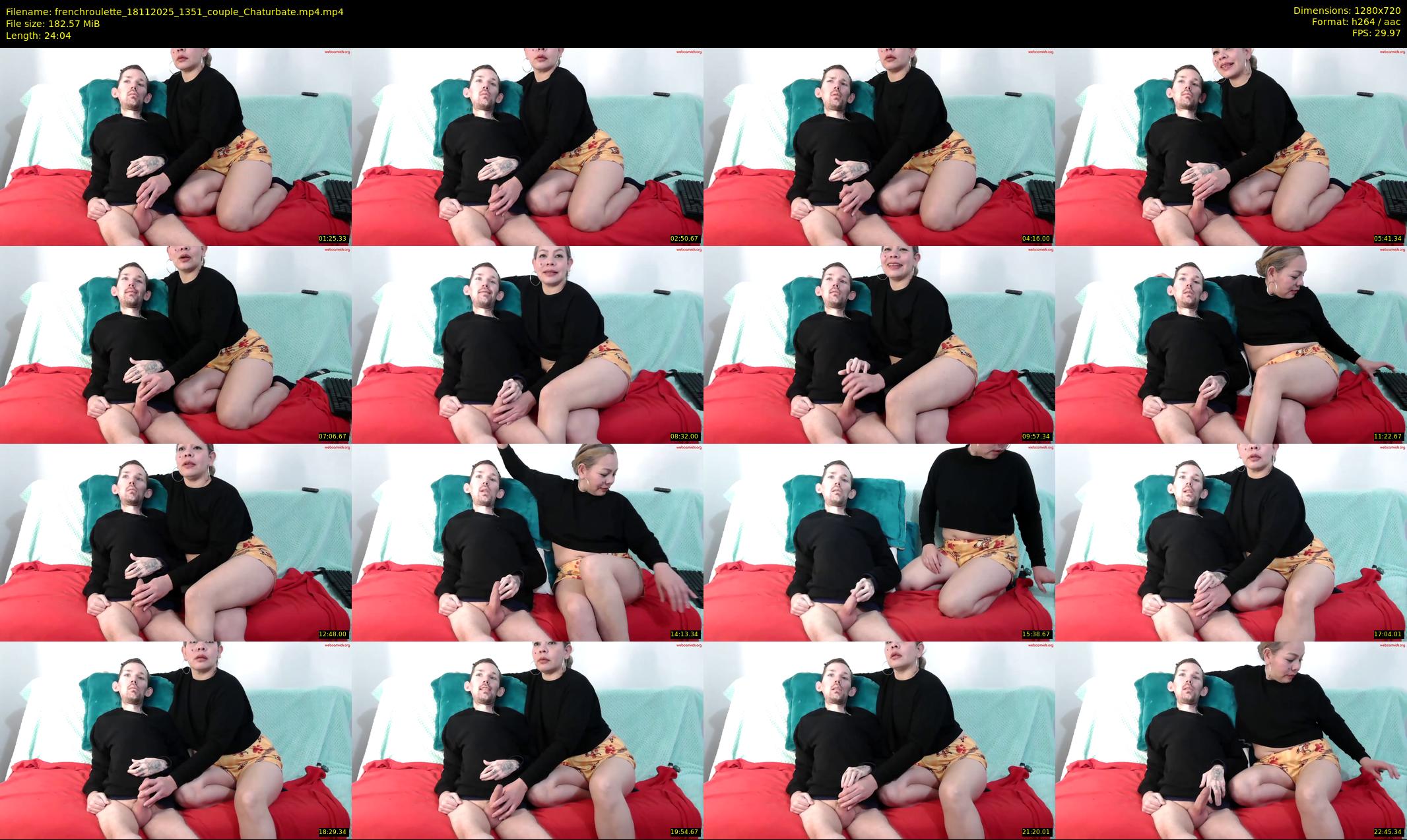 frenchroulette — 25 minute Chaturbate couple cam show recording, 720p, Nov 18, 2025