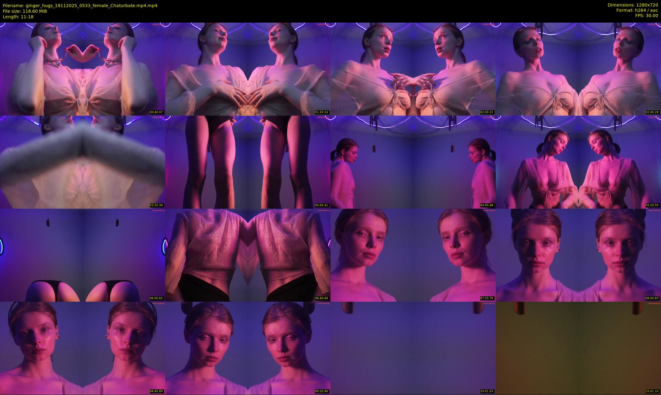 ginger_hugs — 12 minute Chaturbate female cam show recording, 720p, Nov 19, 2025
