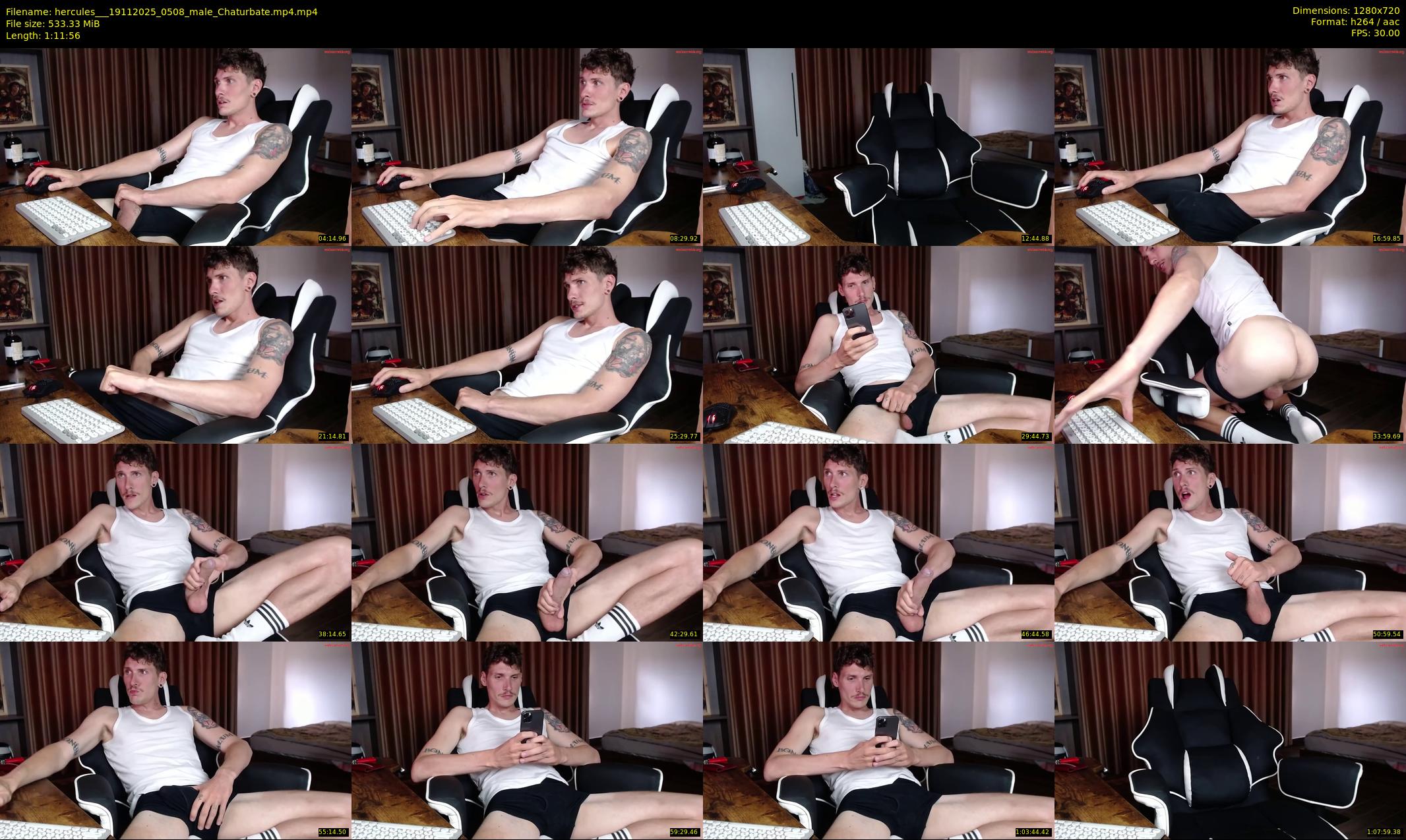 hercules__ — 72 minute Chaturbate male cam show recording, 720p, Nov 19, 2025