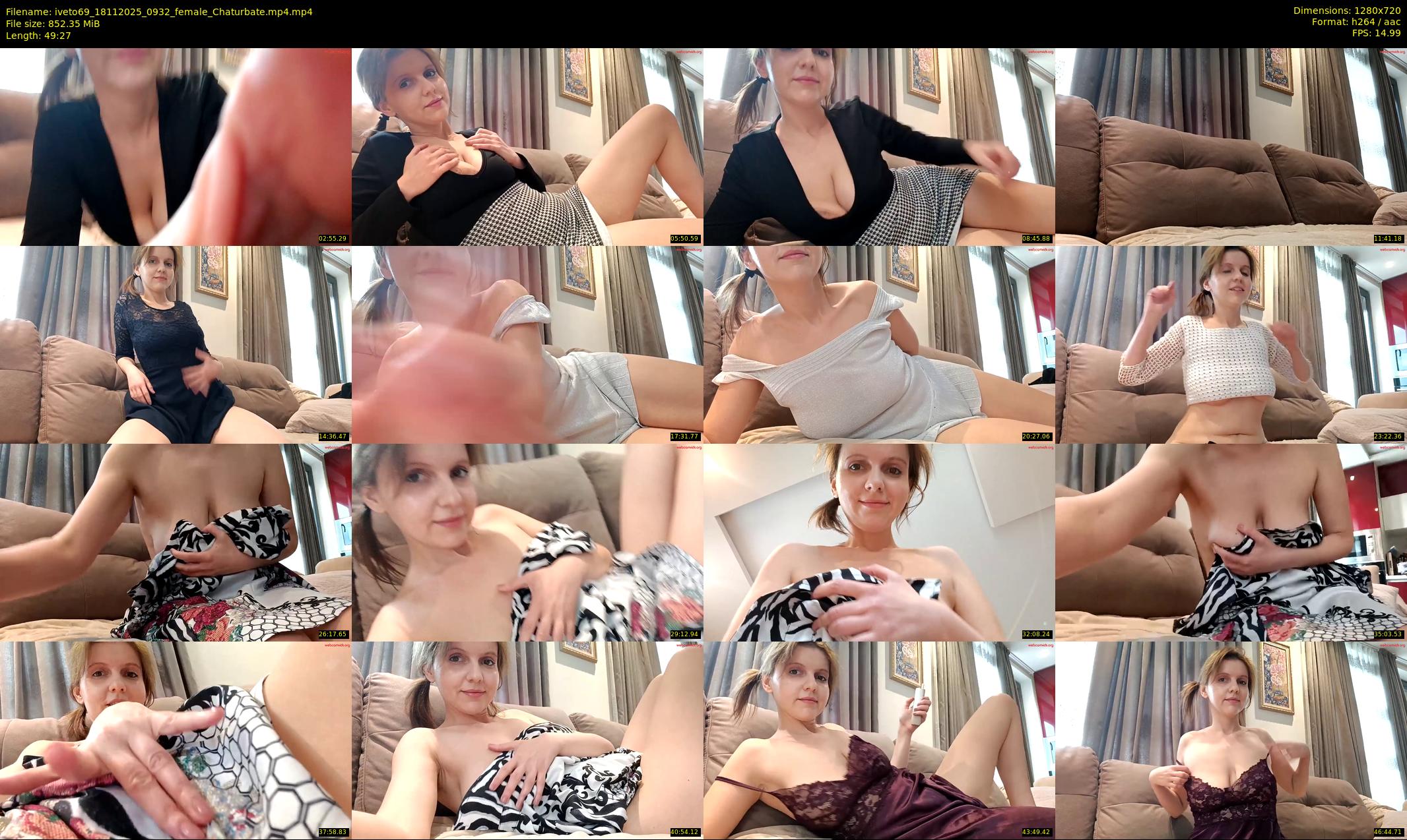 iveto69 — 50 minute Chaturbate female cam show recording, 720p, Nov 18, 2025