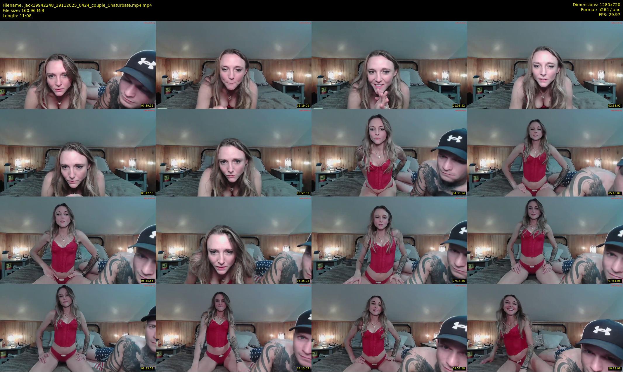 jack19942248 — 12 minute Chaturbate couple cam show recording, 720p, Nov 19, 2025