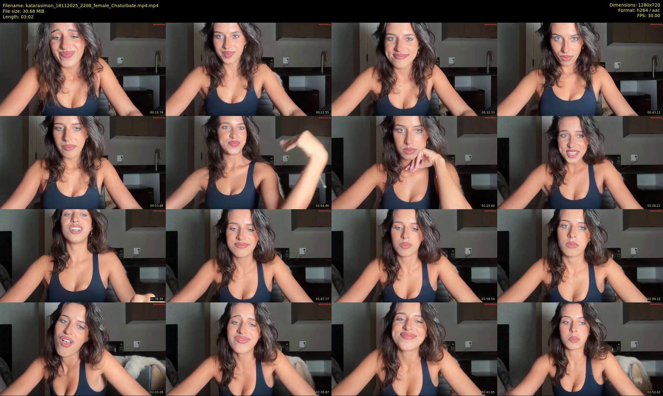 katarasimon — 4 minute Chaturbate female cam show recording, 720p, Nov 18, 2025