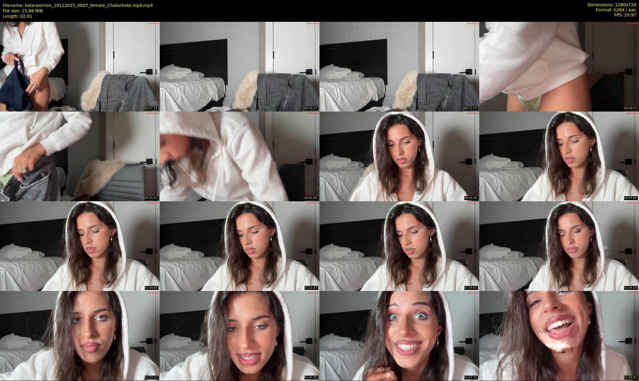 katarasimon — 3 minute Chaturbate female cam show recording, 720p, Nov 19, 2025