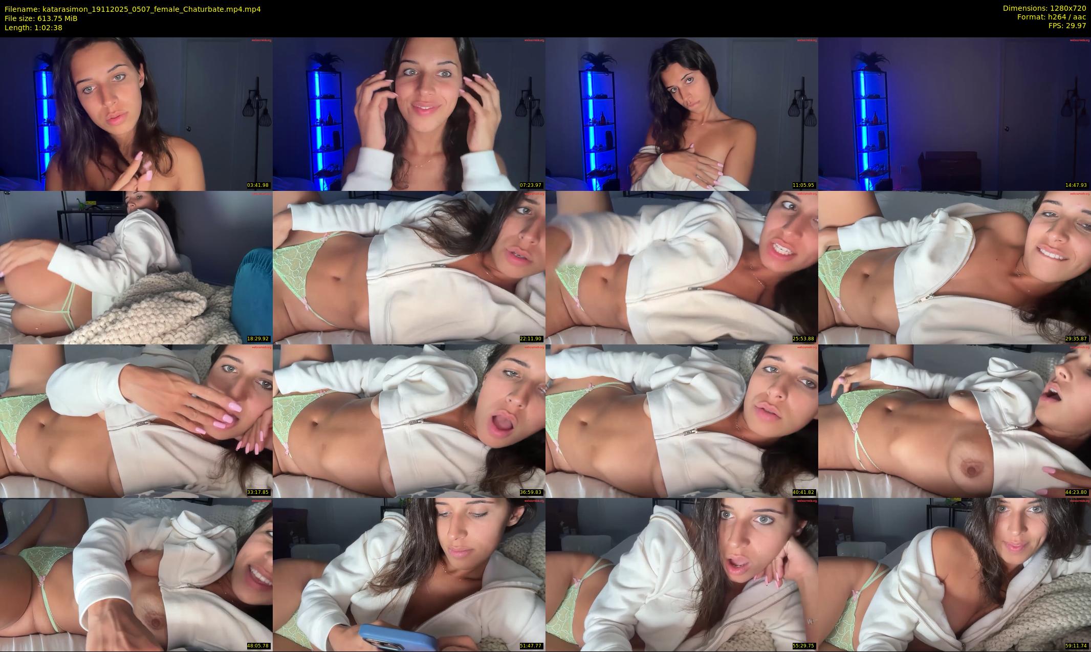 katarasimon — 63 minute Chaturbate female cam show recording, 720p, Nov 19, 2025