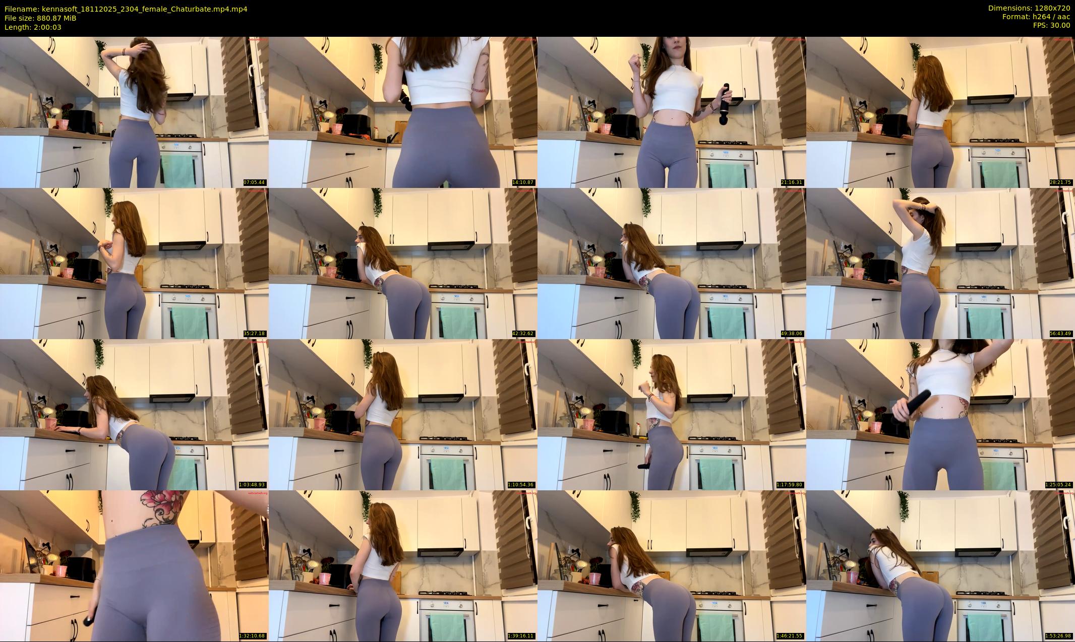 kennasoft — 121 minute Chaturbate female cam show recording, 720p, Nov 18, 2025