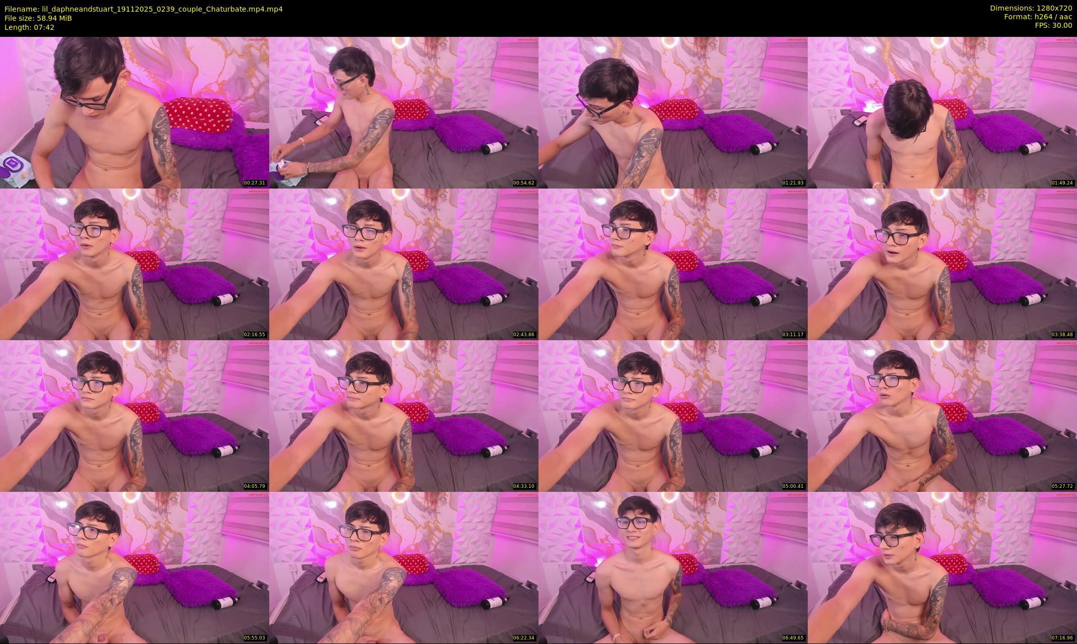 lil_daphneandstuart — 8 minute Chaturbate couple cam show recording, 720p, Nov 19, 2025