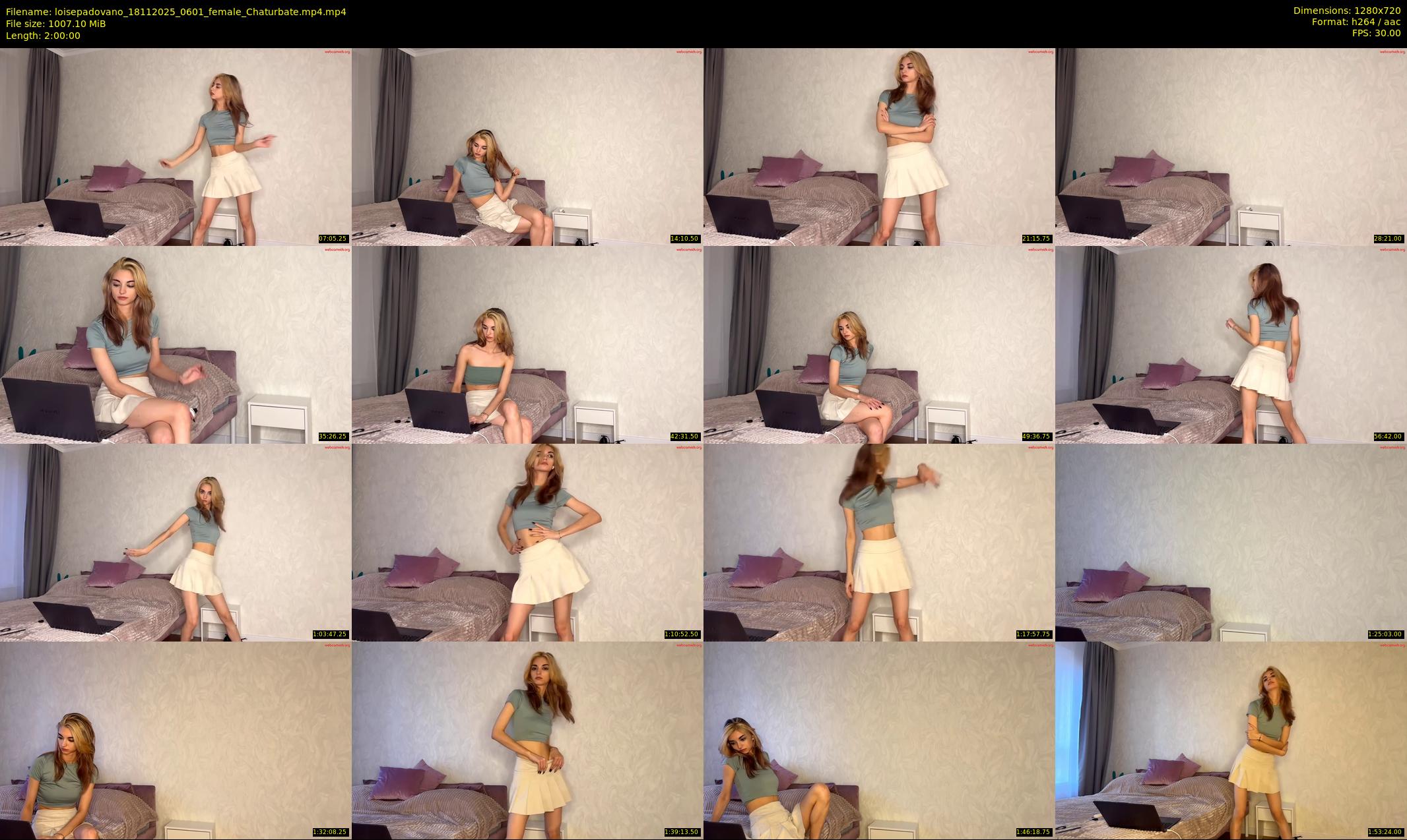 loisepadovano — 120 minute Chaturbate female cam show recording, 720p, Nov 18, 2025