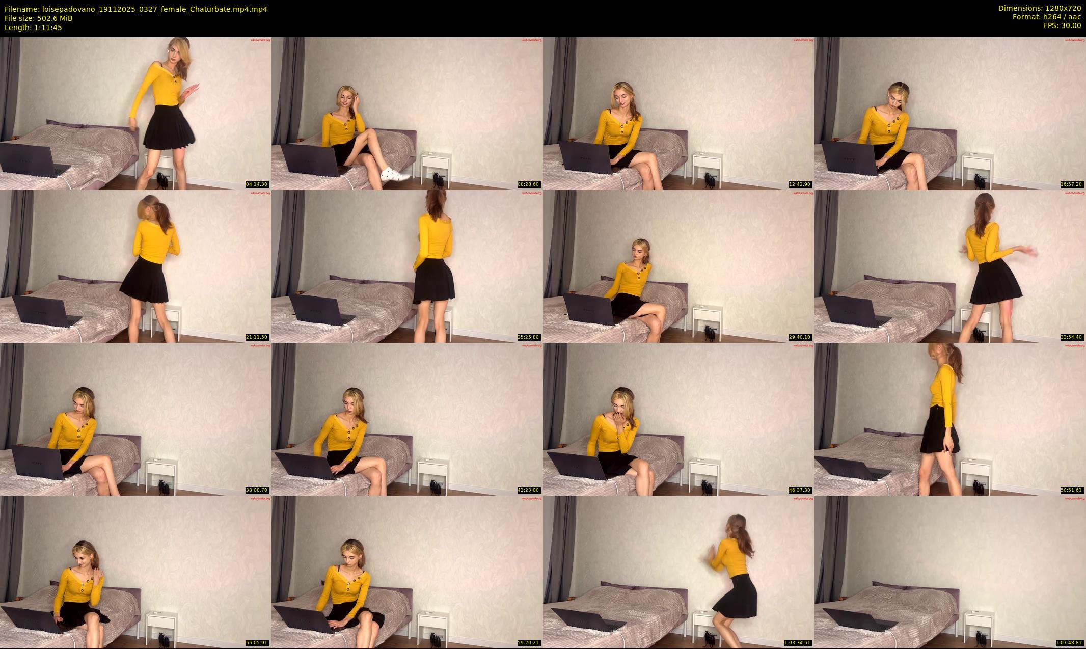 loisepadovano — 72 minute Chaturbate female cam show recording, 720p, Nov 19, 2025