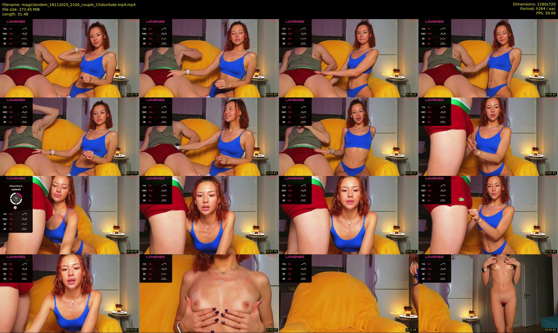 magictandem — 32 minute Chaturbate couple cam show recording, 720p, Nov 18, 2025