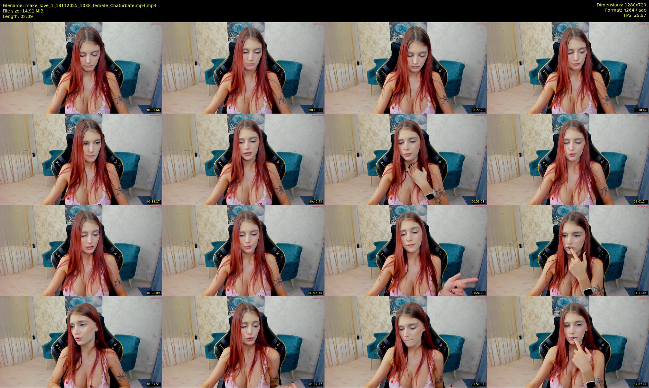 make_love_1 — 3 minute Chaturbate female cam show recording, 720p, Nov 18, 2025