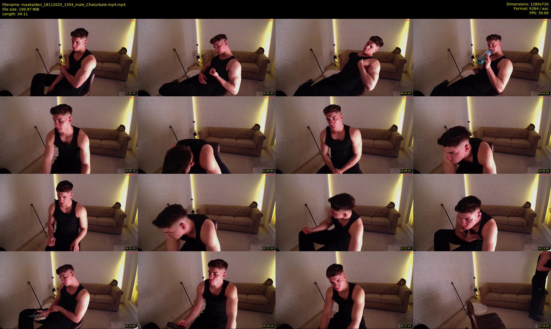 maxkaiden — 35 minute Chaturbate male cam show recording, 720p, Nov 18, 2025