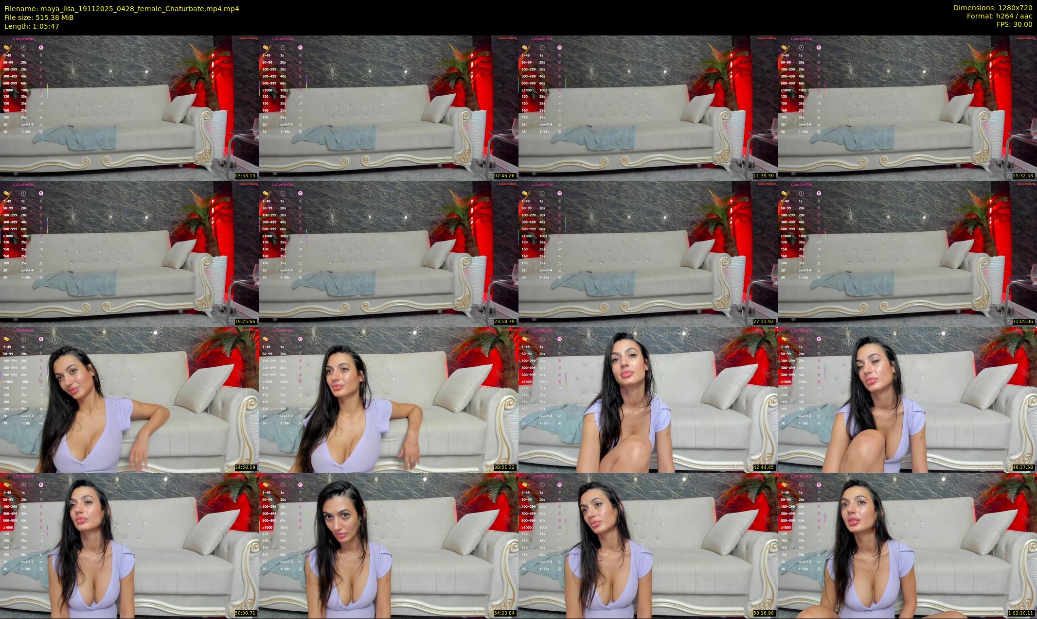 maya_lisa — 66 minute Chaturbate female cam show recording, 720p, Nov 19, 2025