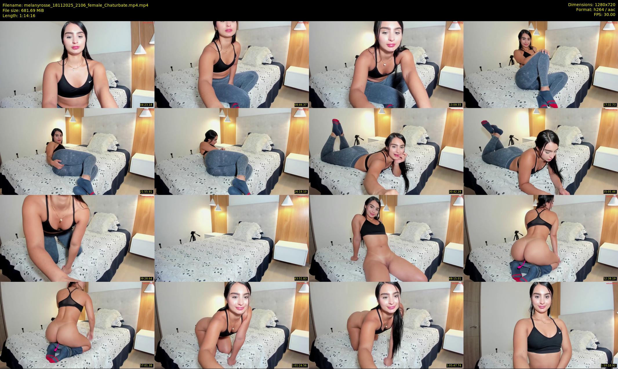melanyrosse — 75 minute Chaturbate female cam show recording, 720p, Nov 18, 2025