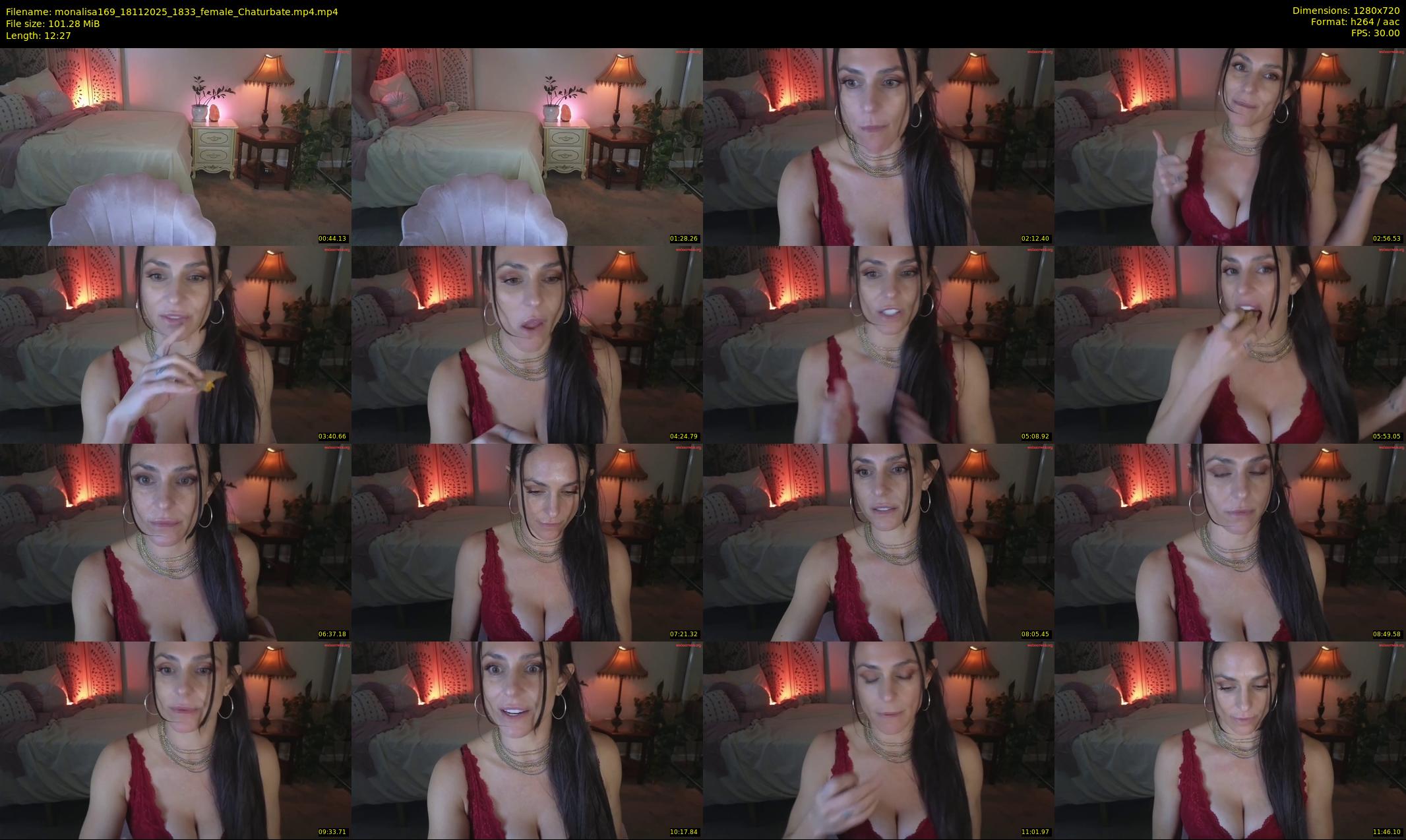 monalisa169 — 13 minute Chaturbate female cam show recording, 720p, Nov 18, 2025