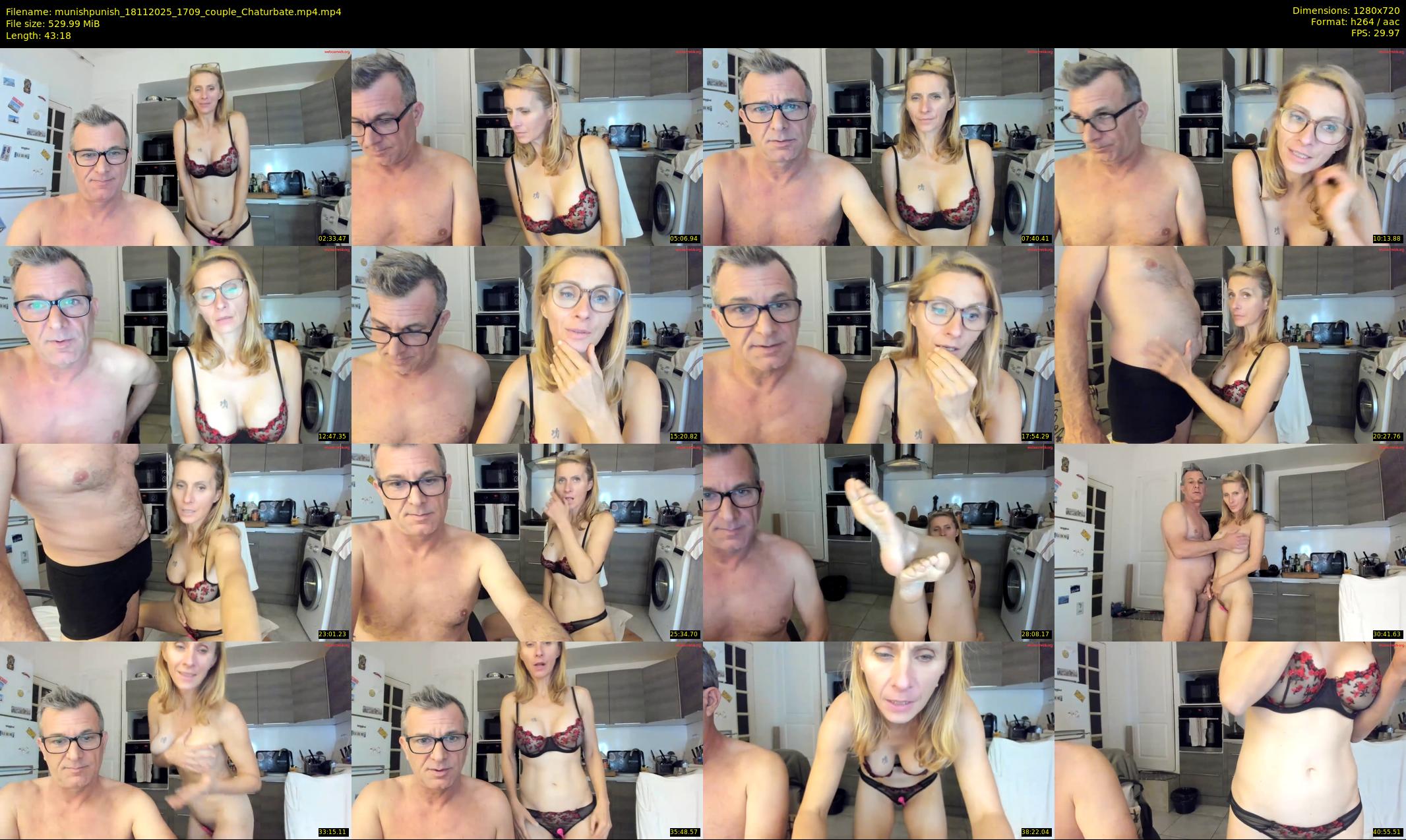 munishpunish — 44 minute Chaturbate couple cam show recording, 720p, Nov 18, 2025