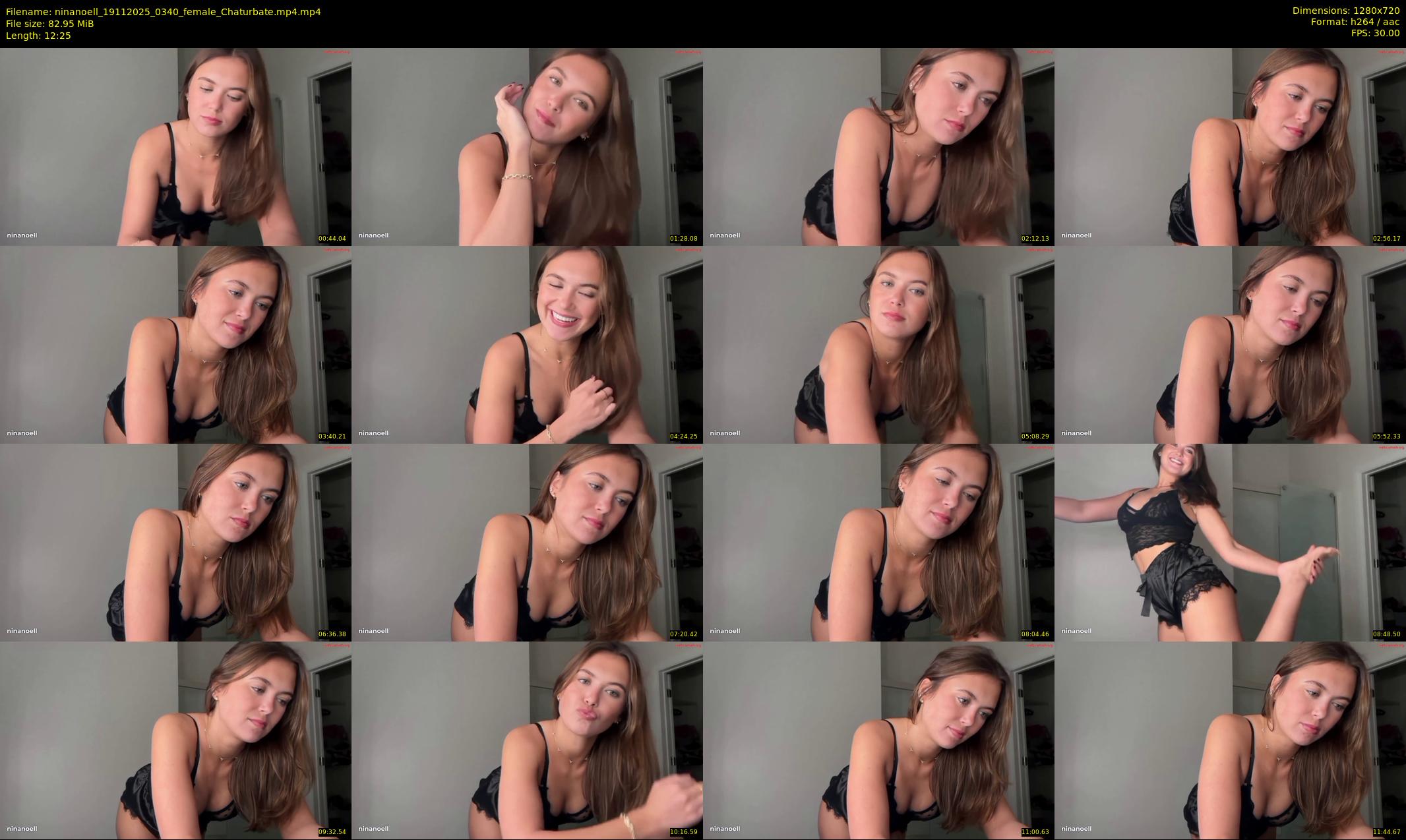 ninanoell — 13 minute Chaturbate female cam show recording, 720p, Nov 19, 2025