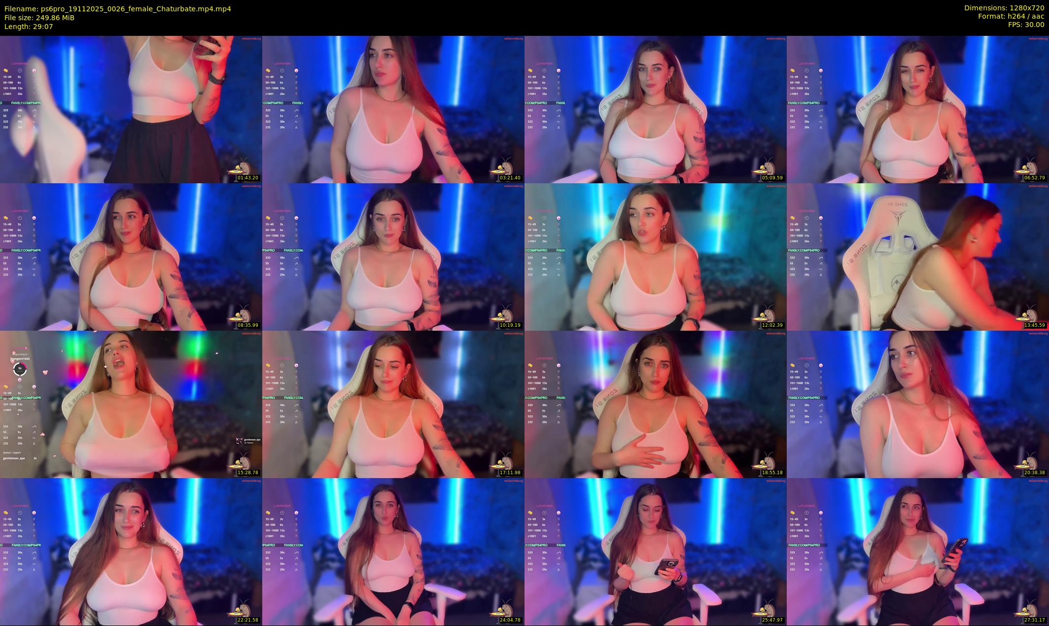 ps6pro — 30 minute Chaturbate female cam show recording, 720p, Nov 19, 2025